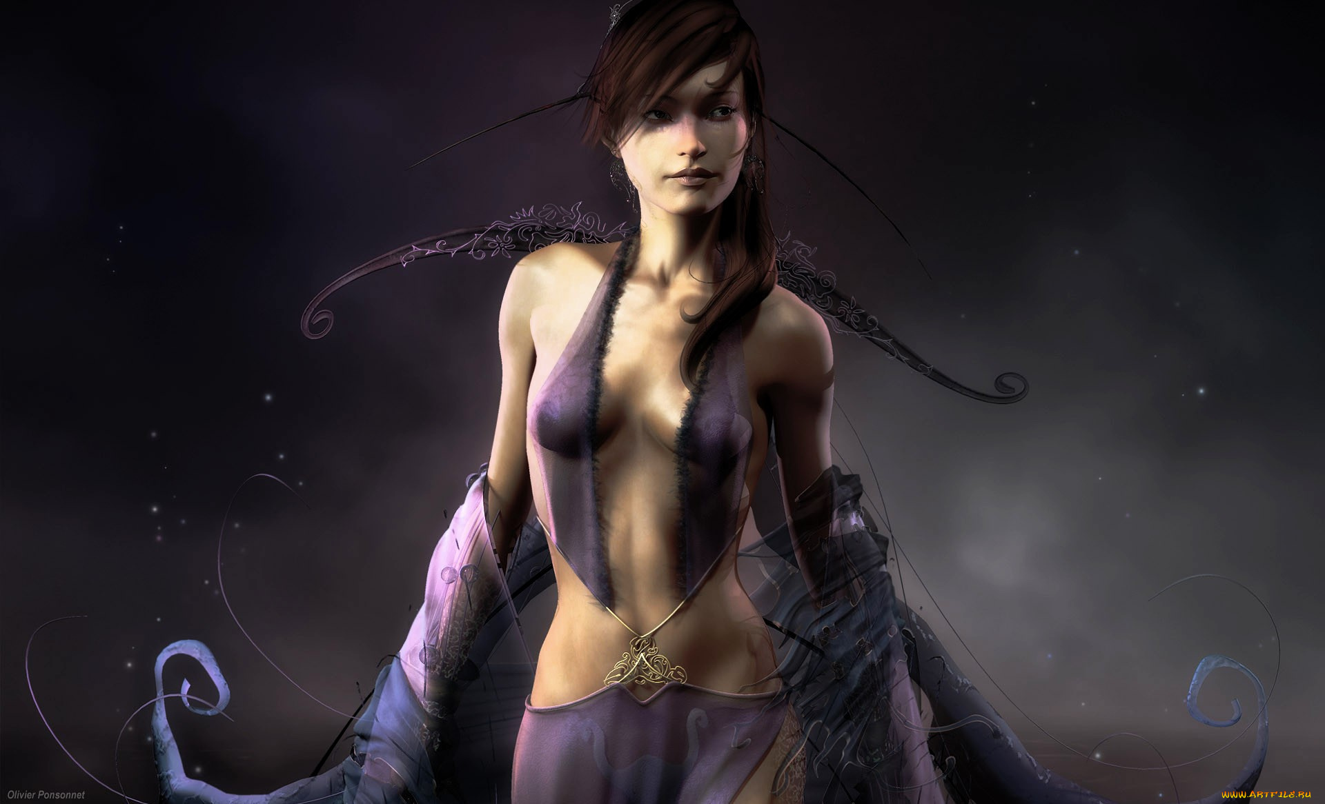 3д, графика, люди, , people, девушка, наряд