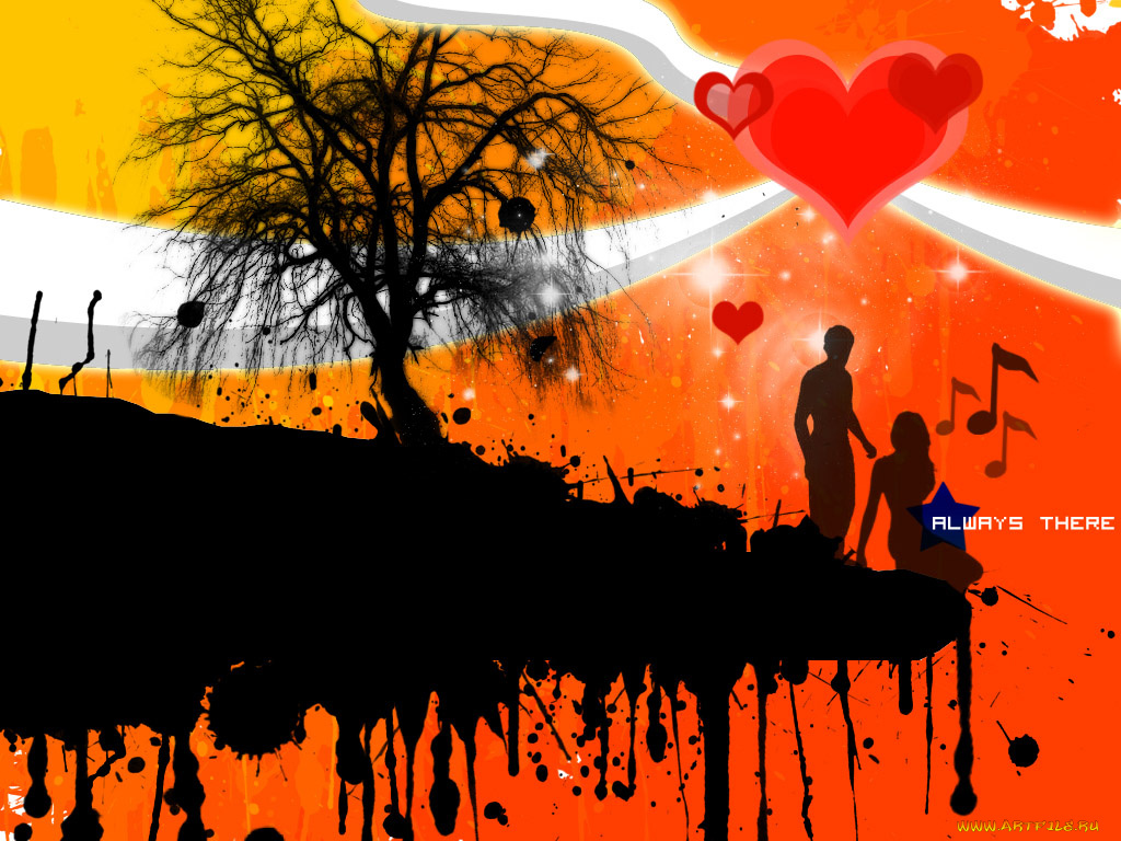 always, there, векторная, графика