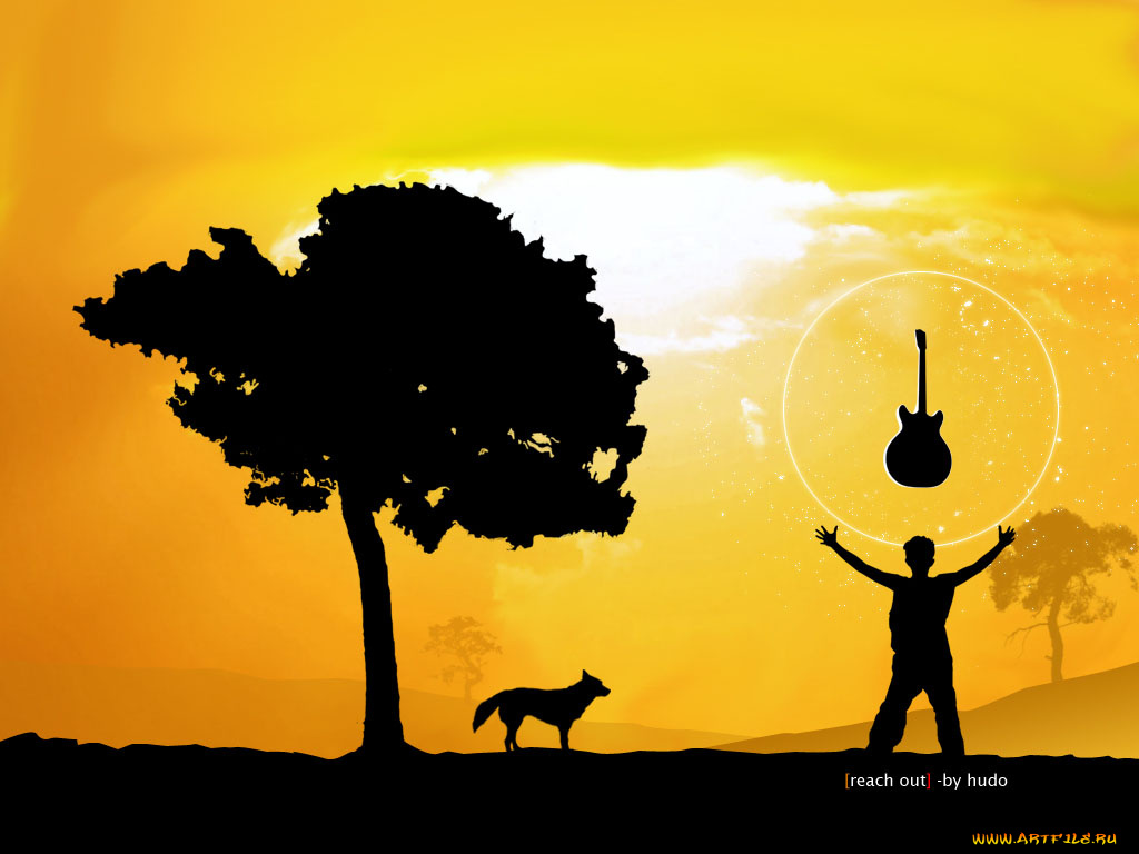 love, to, music, векторная, графика