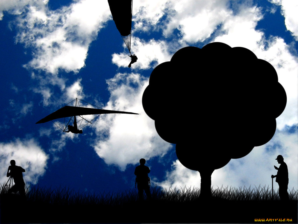 on, the, airplane, векторная, графика