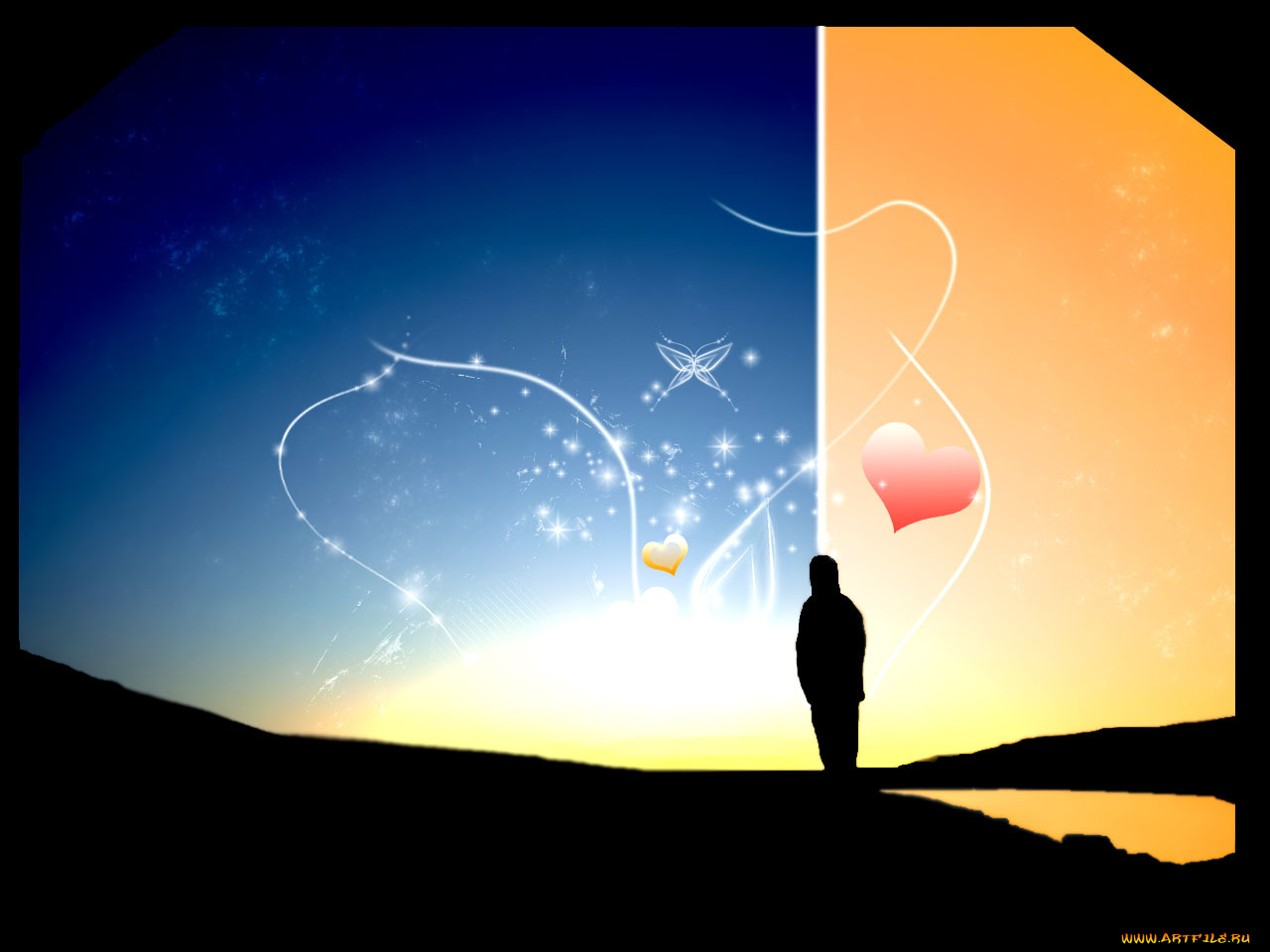 on, the, line, векторная, графика