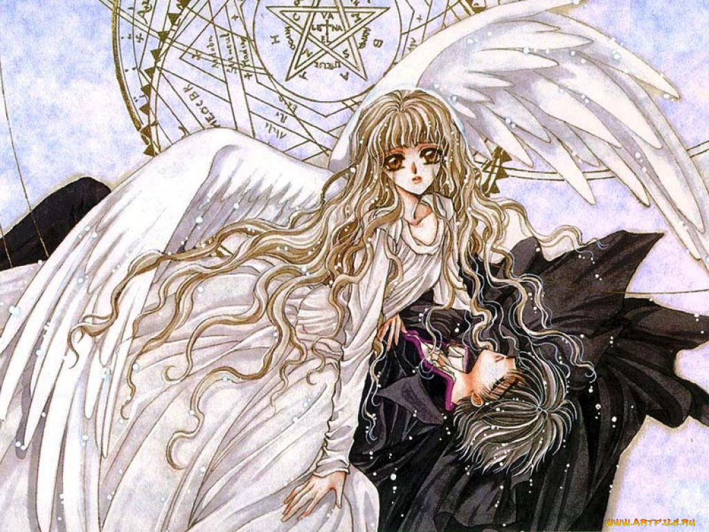 аниме, angel, sanctuary