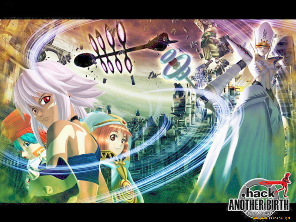 аниме, hack, sign