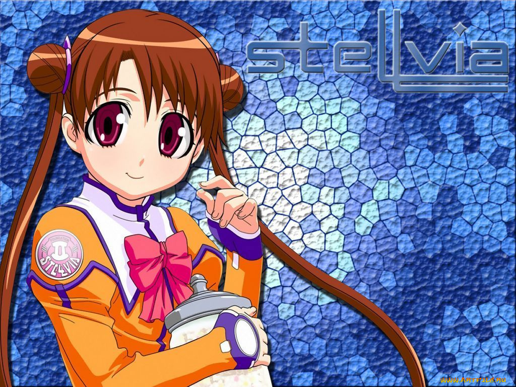 аниме, stellvia, of, the, universe