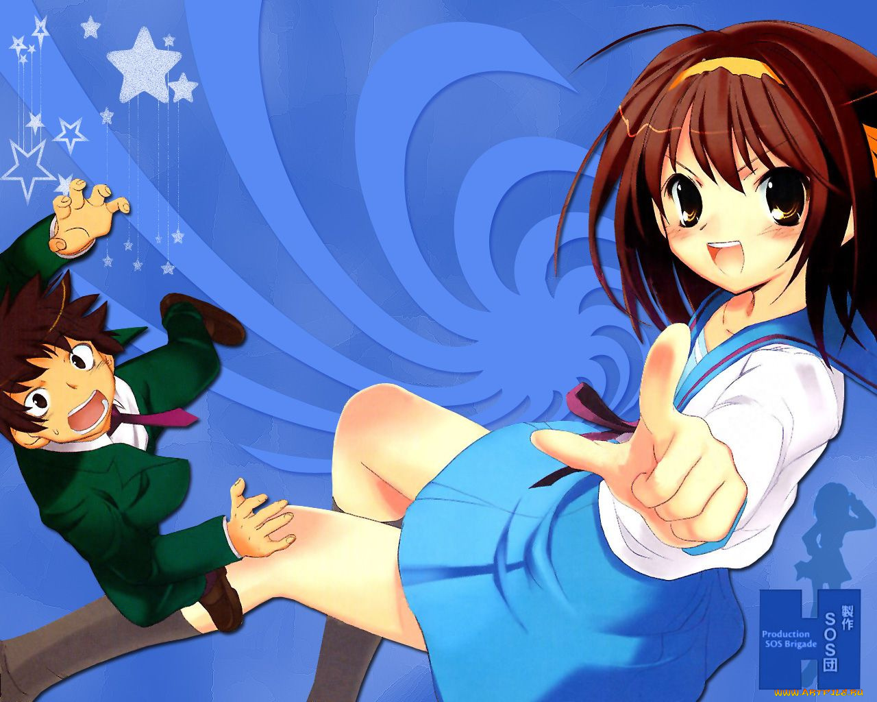 аниме, the, melancholy, of, haruhi, suzumiya