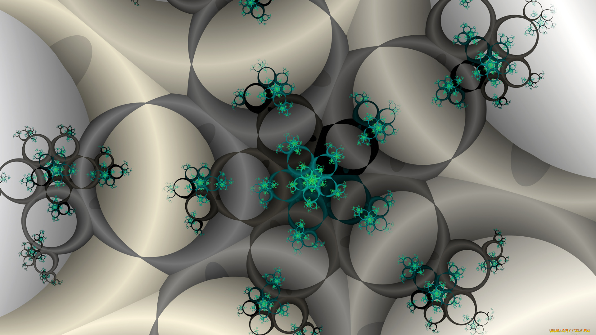 3д, графика, fractal, фракталы