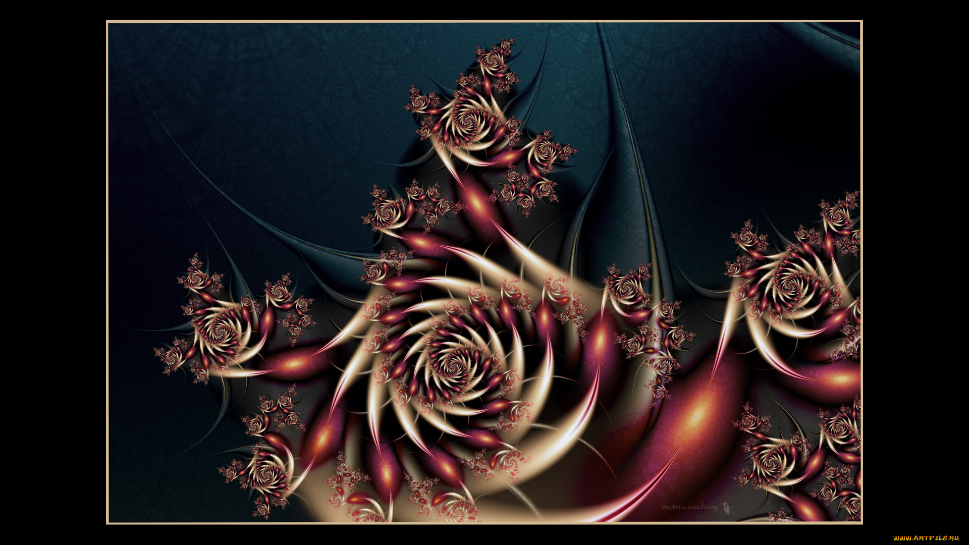 3д, графика, fractal, фракталы