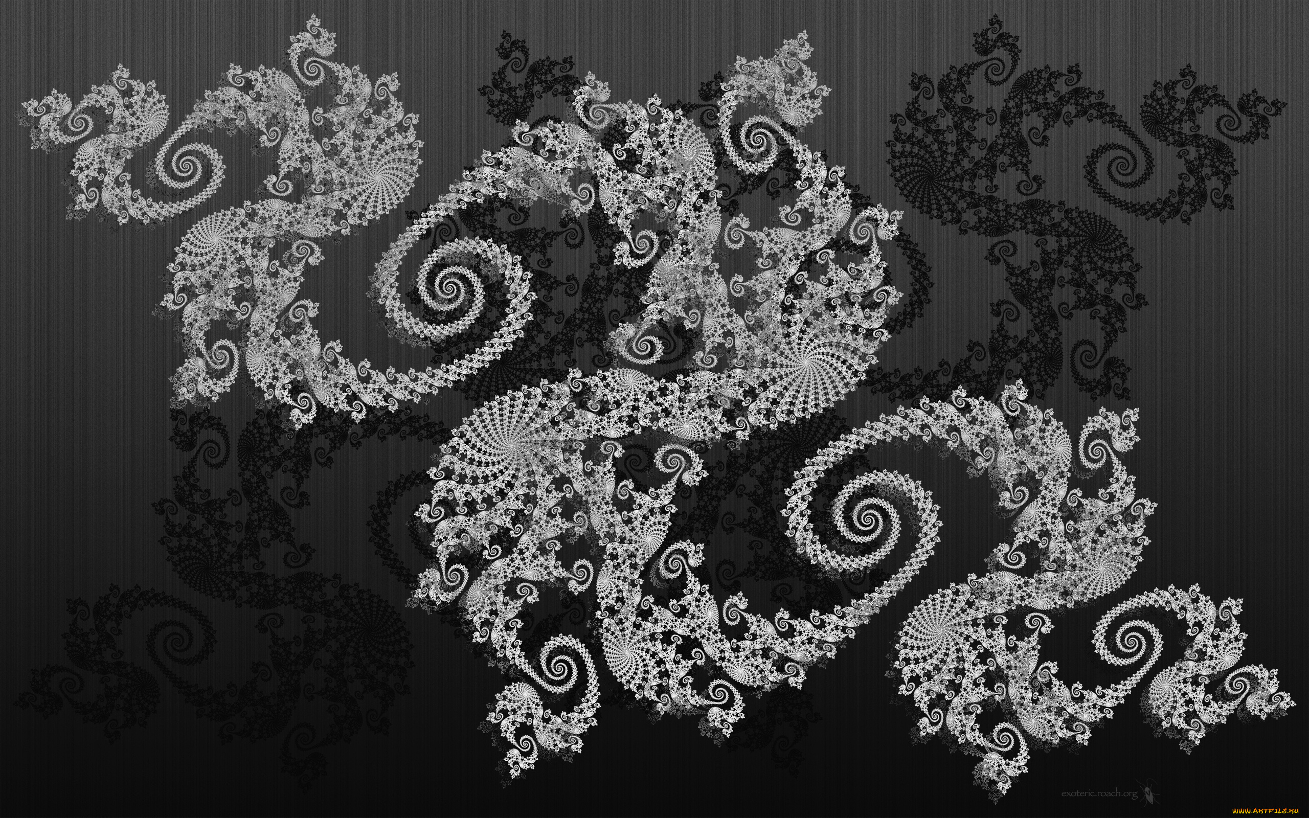 3д, графика, fractal, фракталы