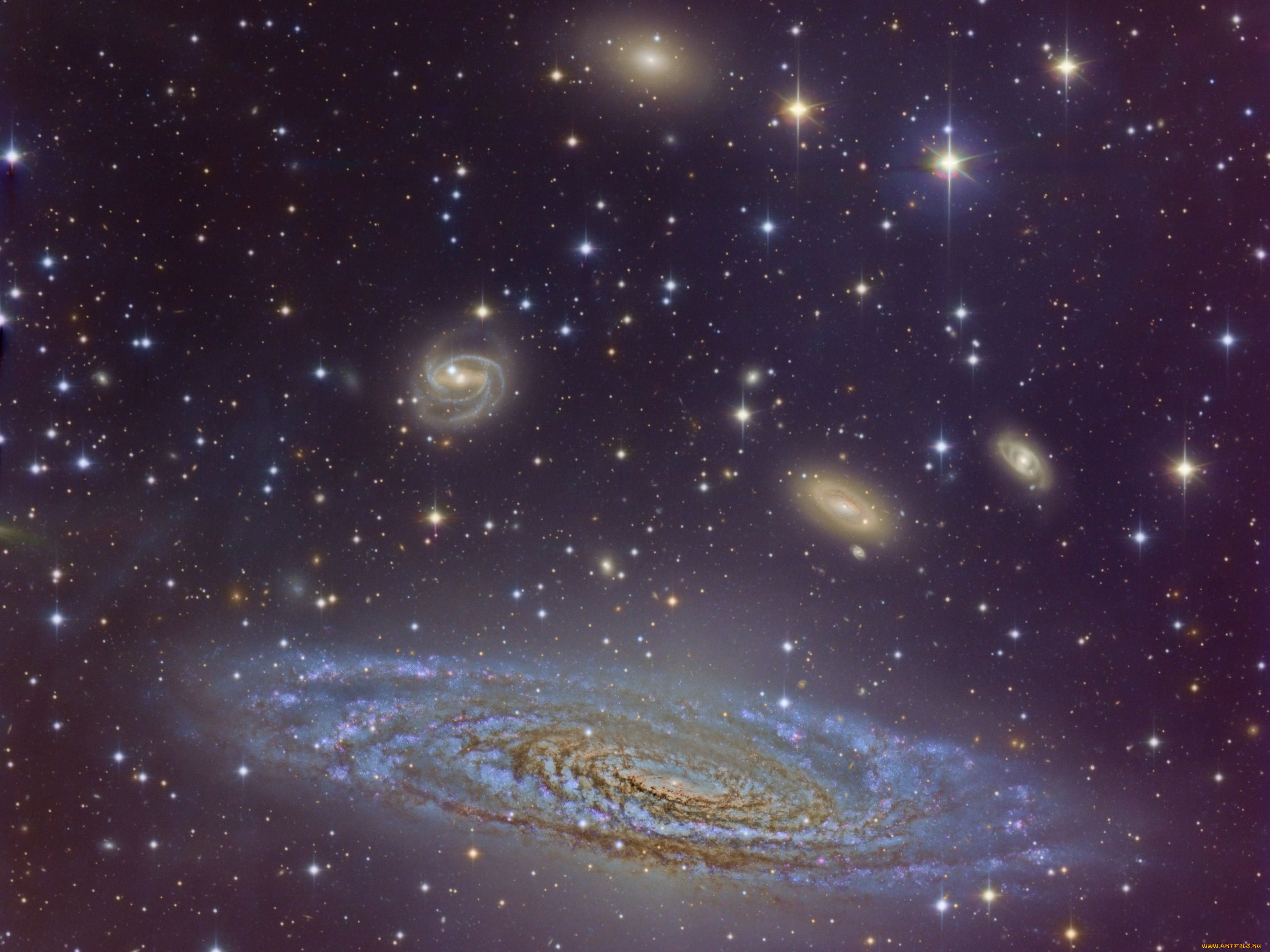 ngc, 7331, космос