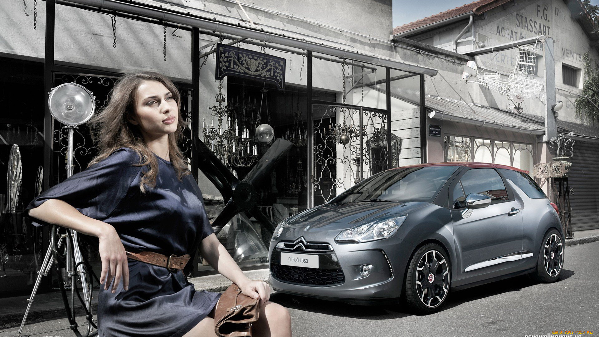 автомобили, авто, девушками