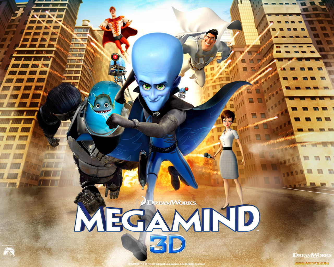 мультфильмы, megamind