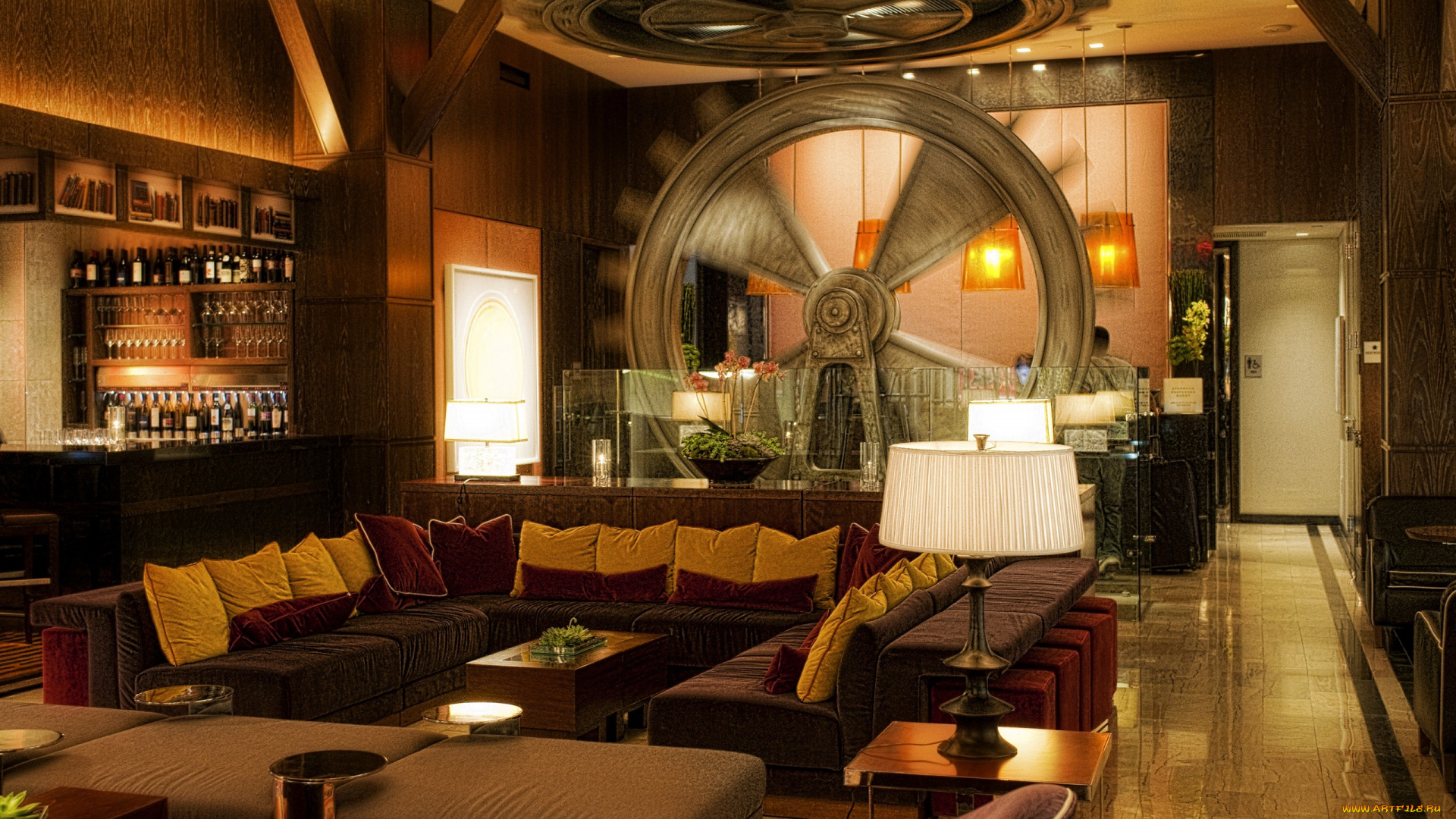 интерьер, кафе, рестораны, отели