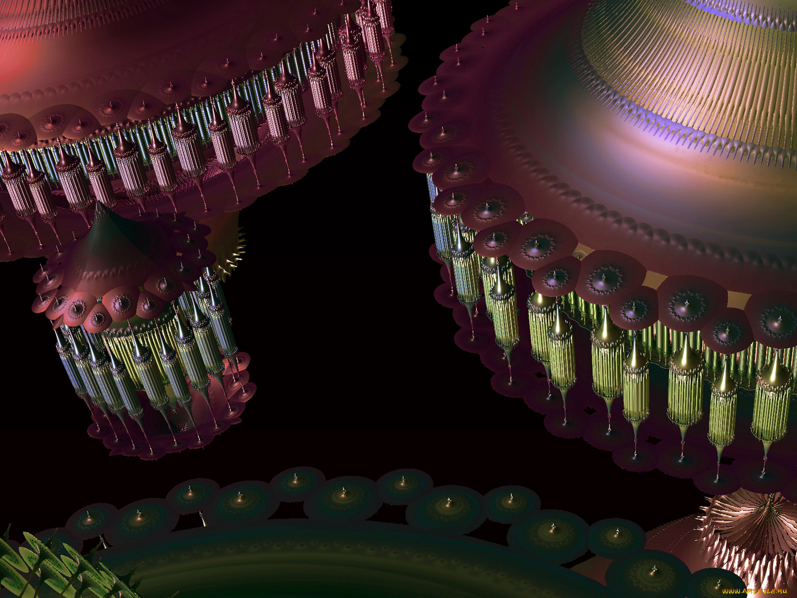 3д, графика, fractal, фракталы, абстракция, узор