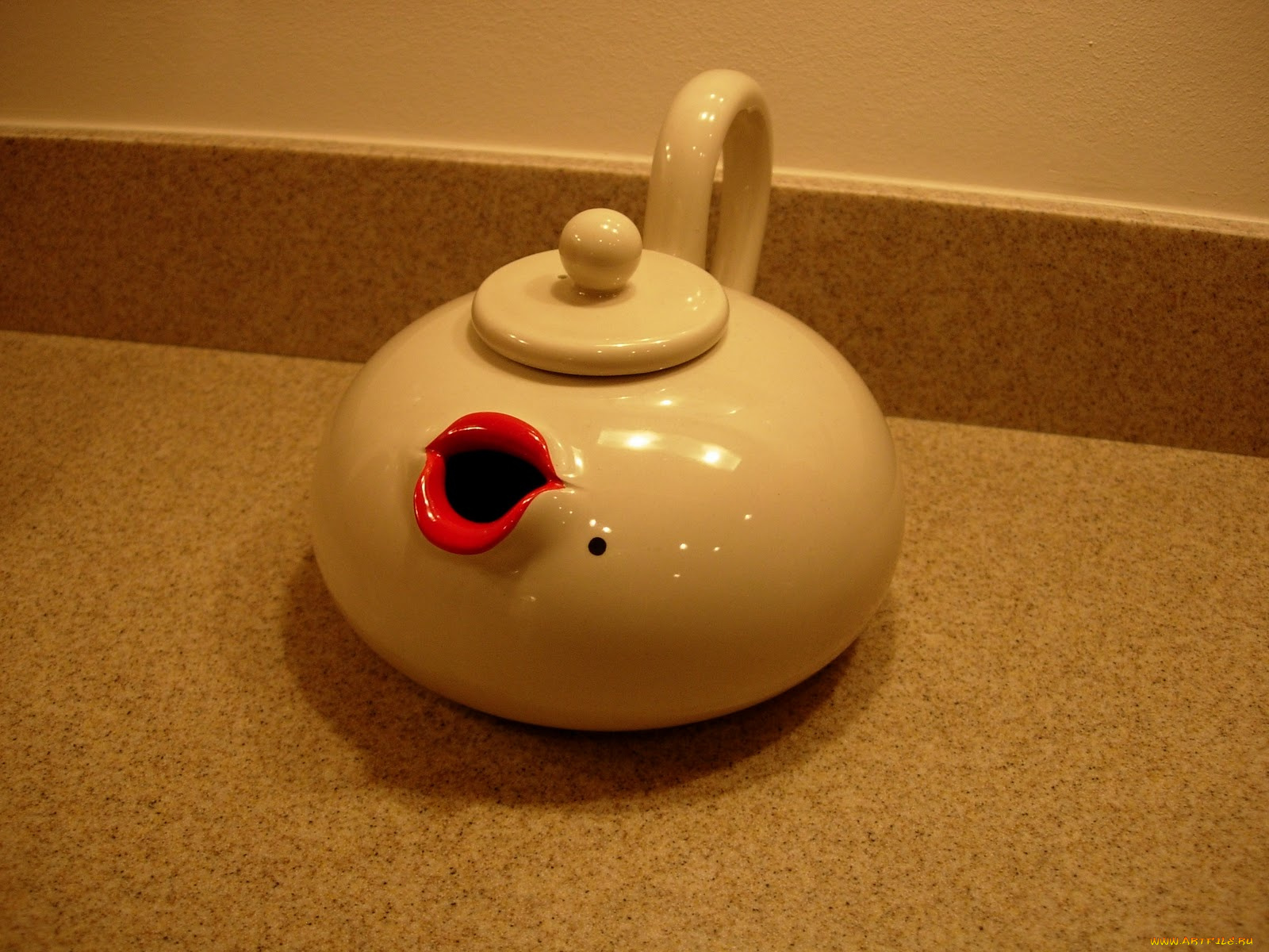 разное, посуда, столовые, приборы, кухонная, утварь, веселый, чайник