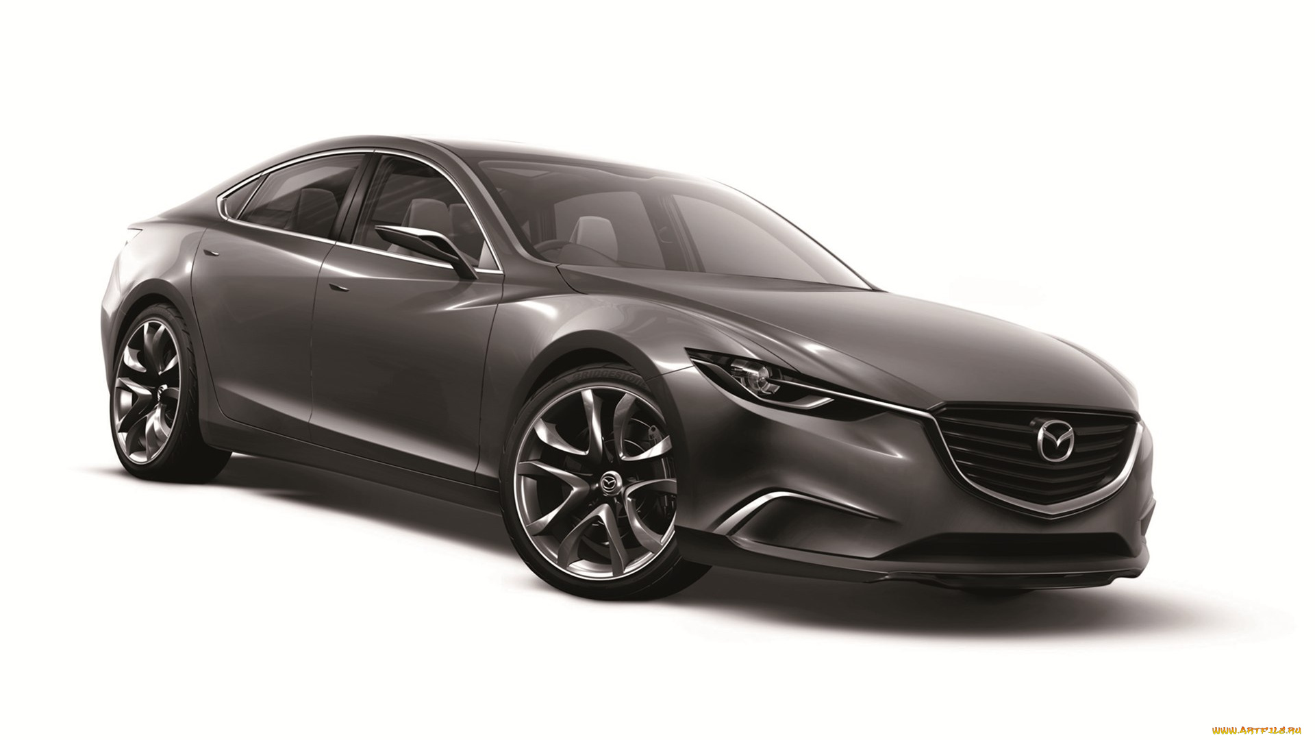 mazda, takeri, 2011, автомобили, фон, светлый