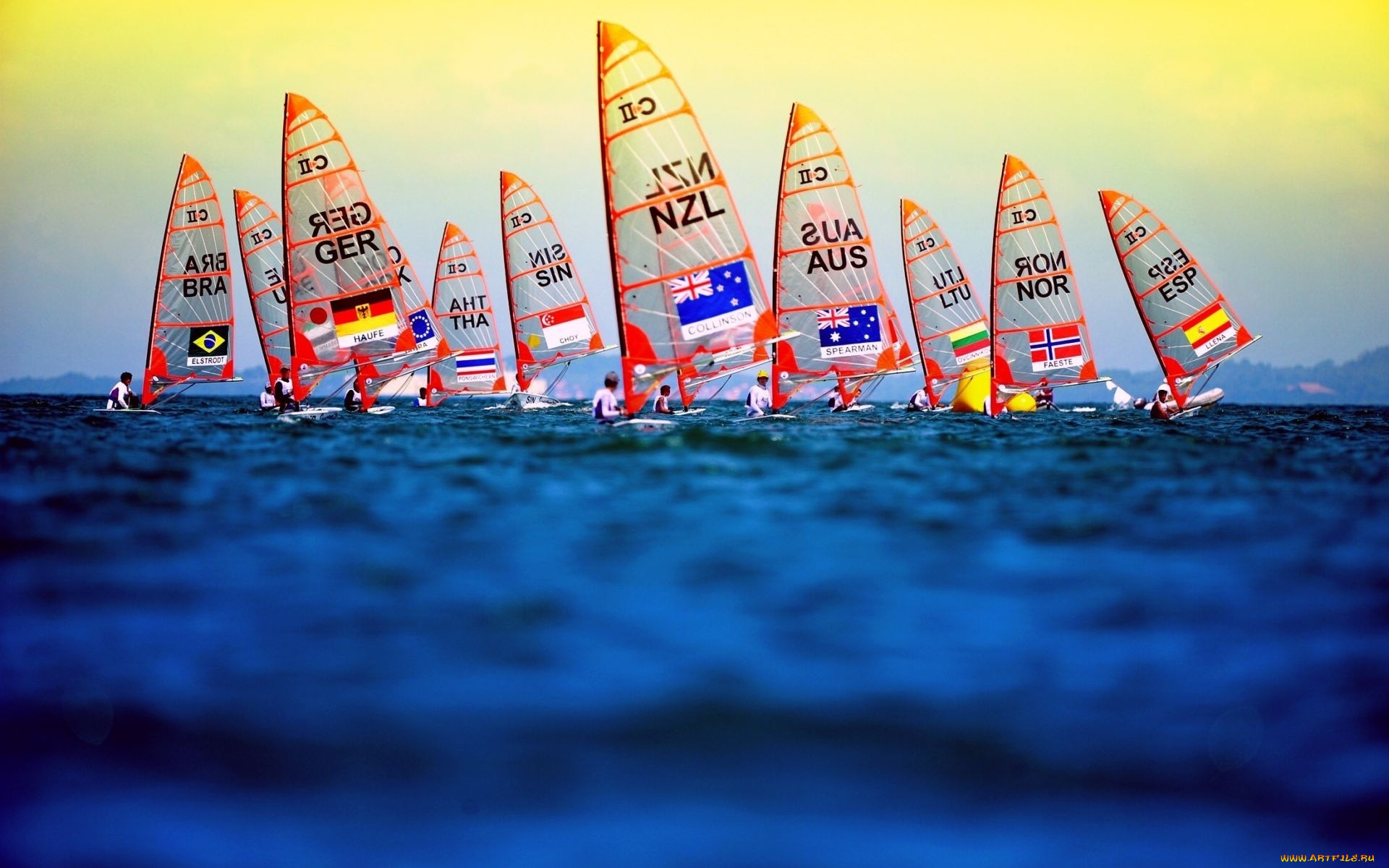 спорт, парусный, виндсёрфинг
