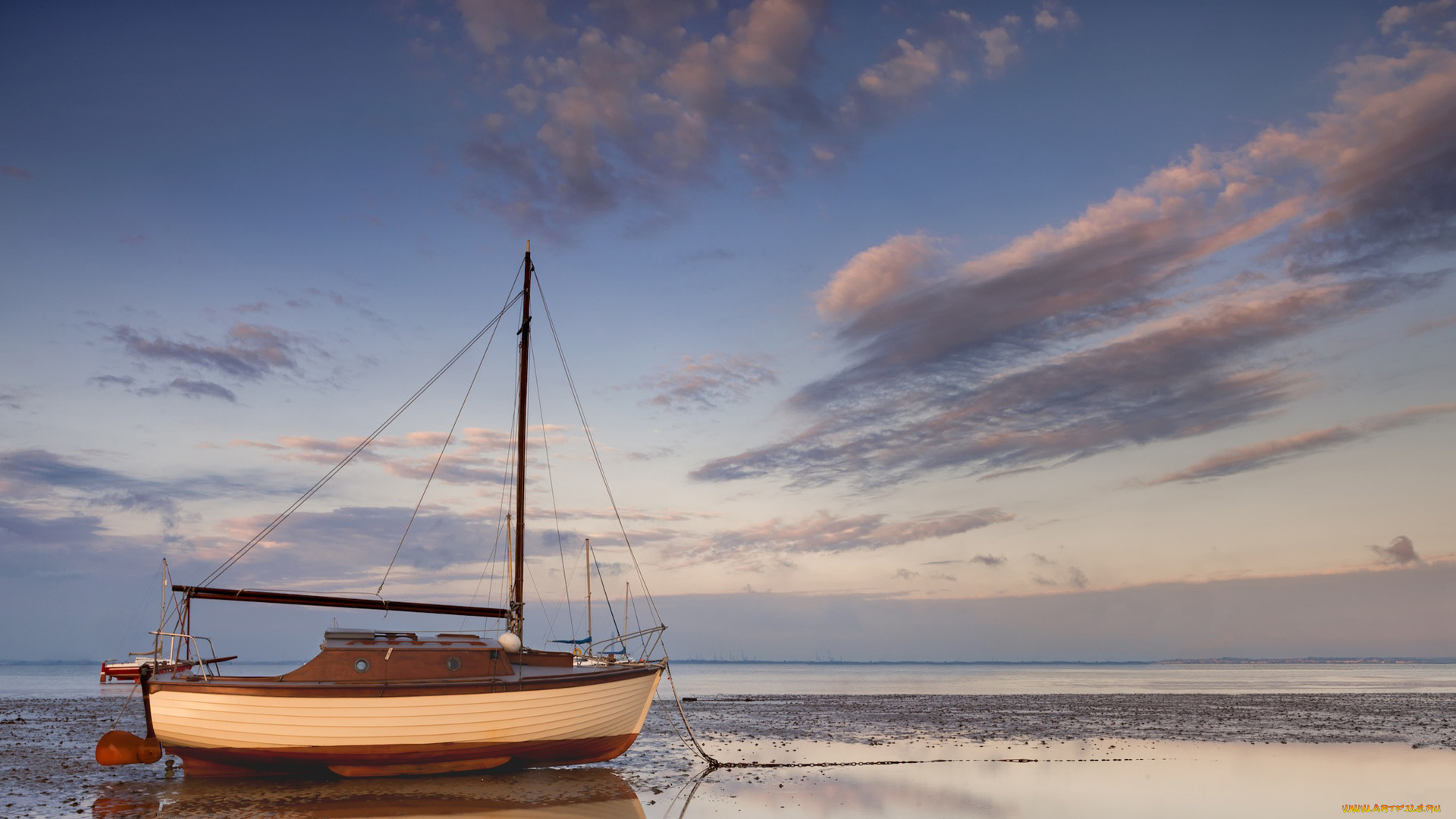 корабли, Яхты, мель