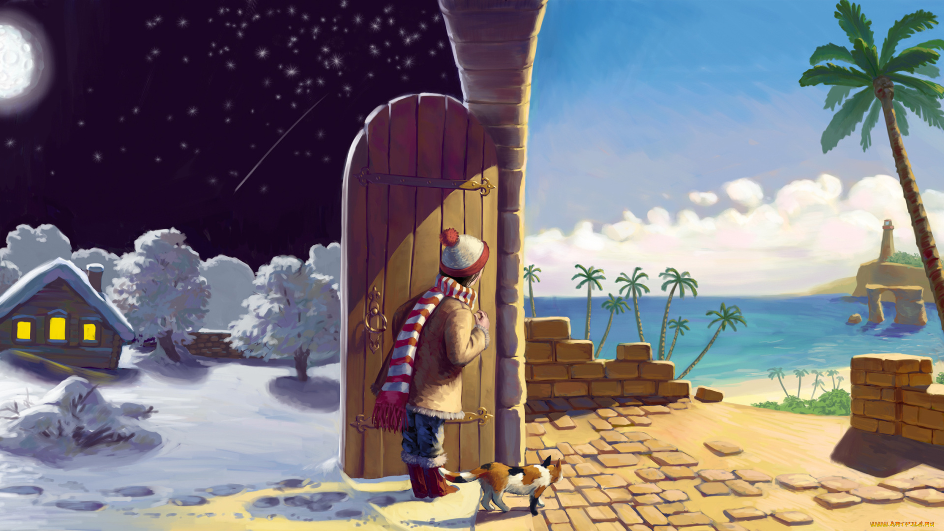 рисованные, дети, ребёнок