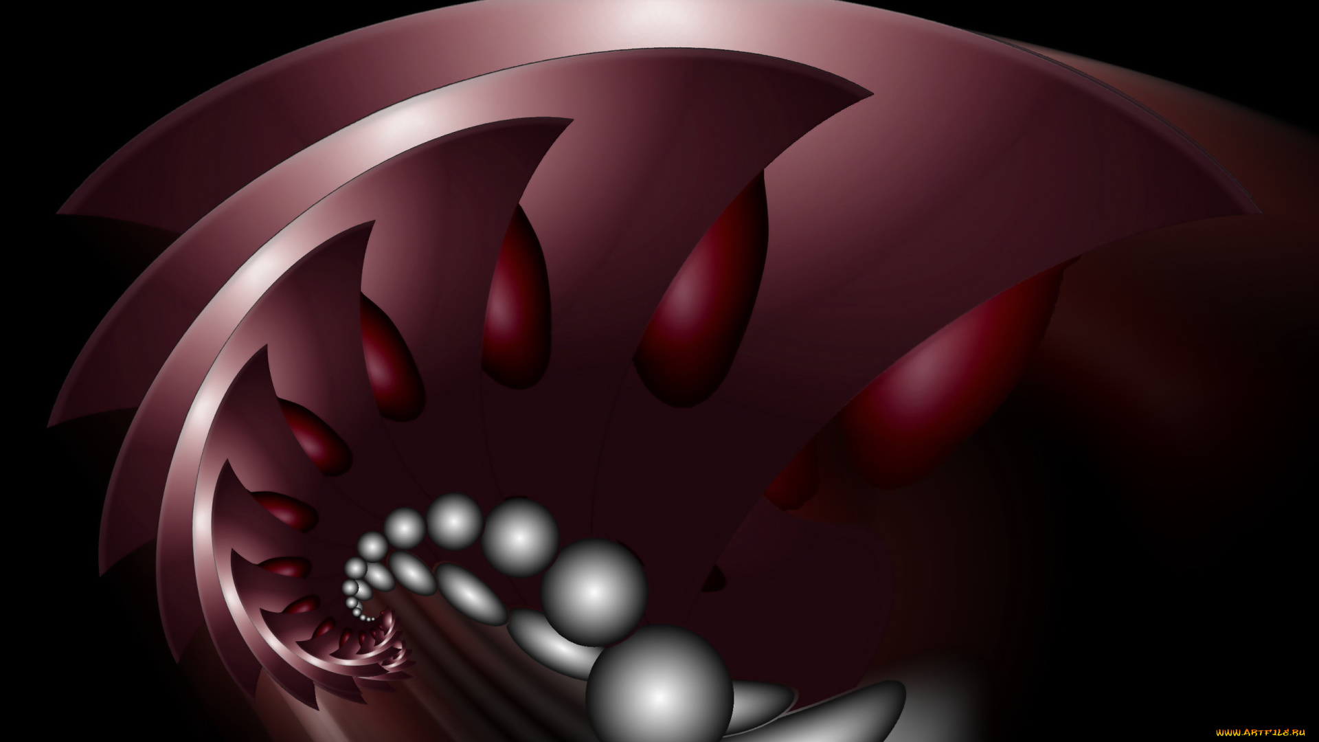 3д, графика, fractal, фракталы, цвет, форма