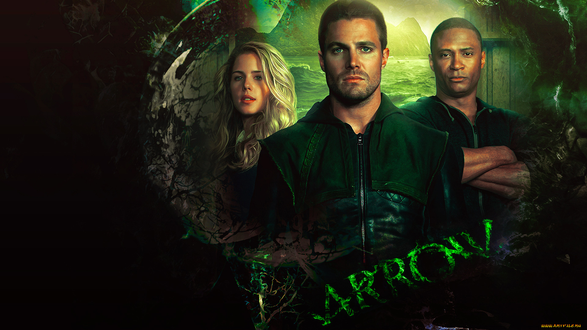 arrow, кино, фильмы, сериал, зеленая, стрела