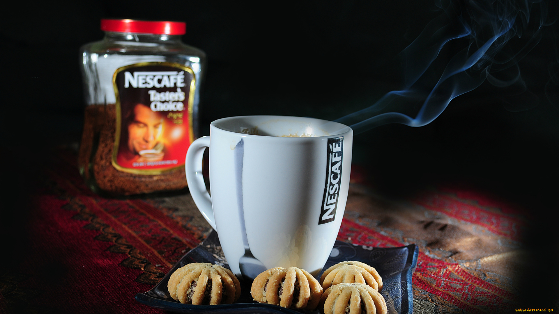 бренды, nescafe, кружка, банка