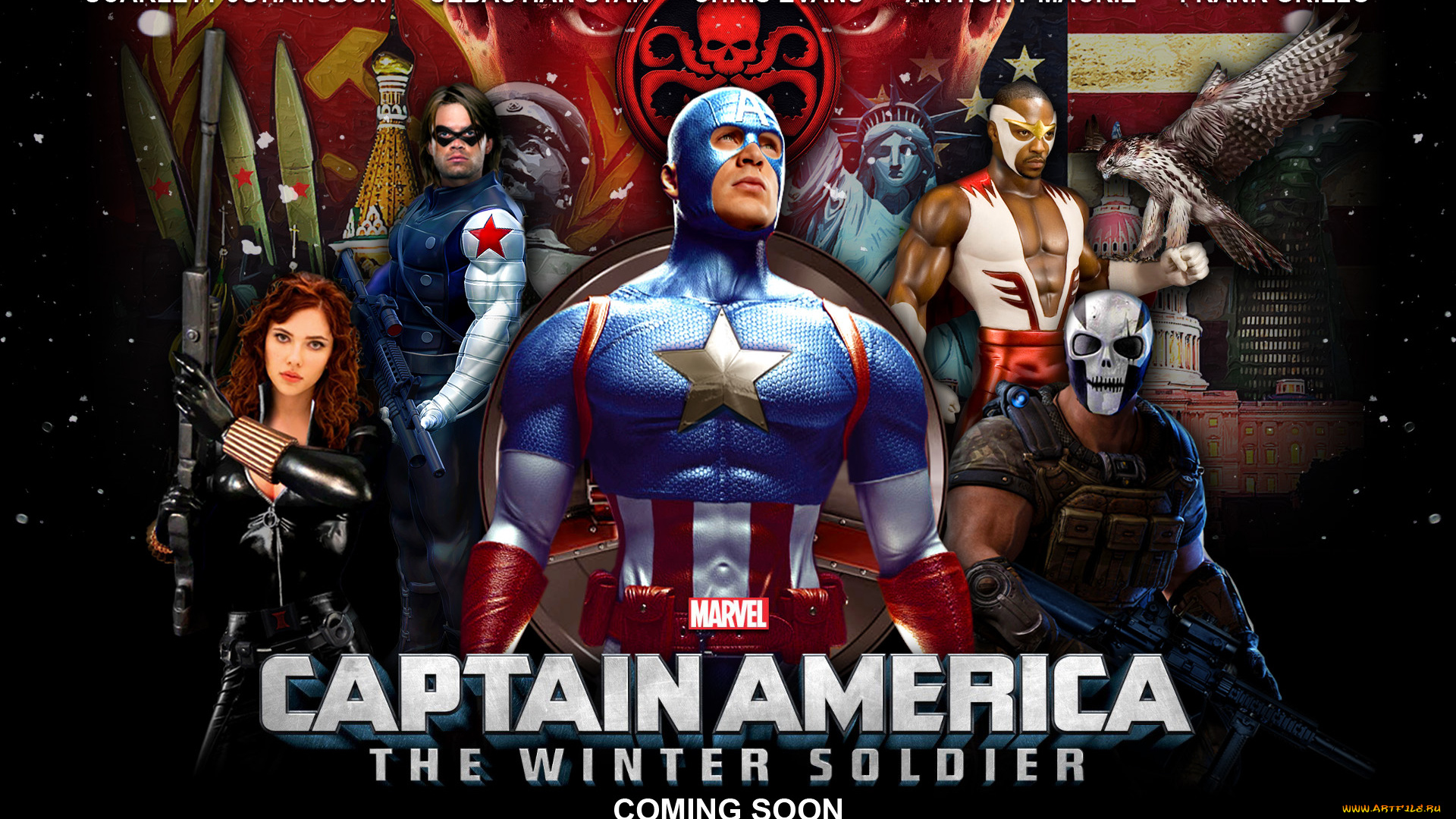 captain, america, the, winter, soldier, кино, фильмы, другая, война, первый, мститель