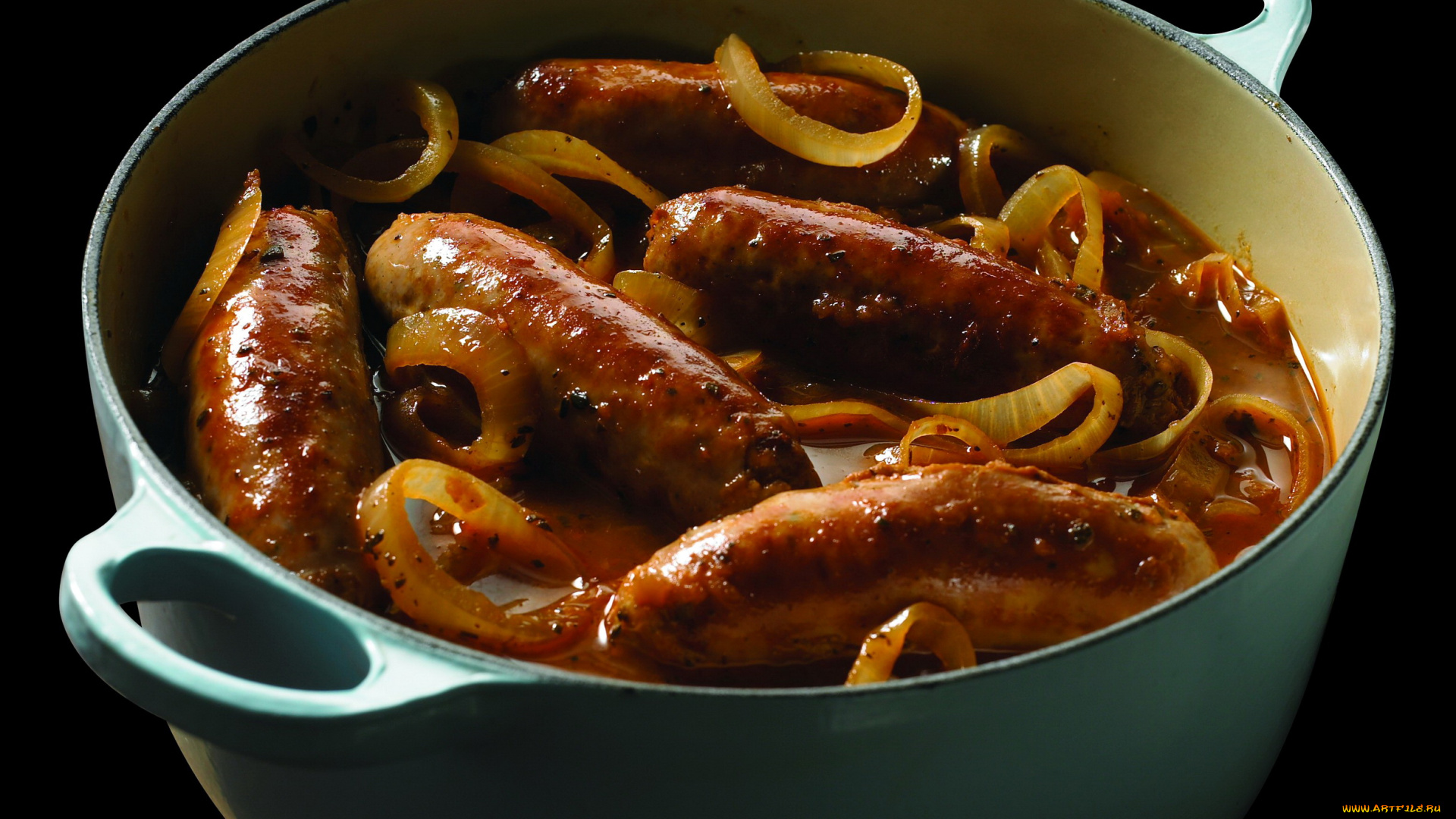 еда, колбасные, изделия, кастрюля, соус, колбаса
