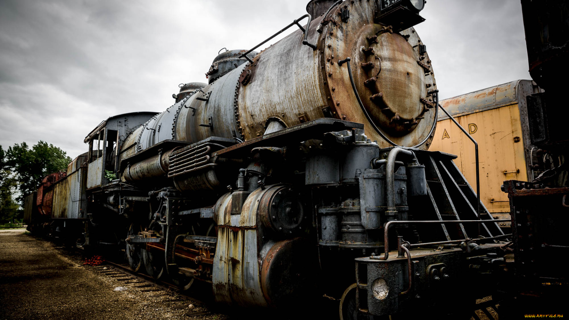 техника, паровозы, рельсы, железная, дорога, паровоз