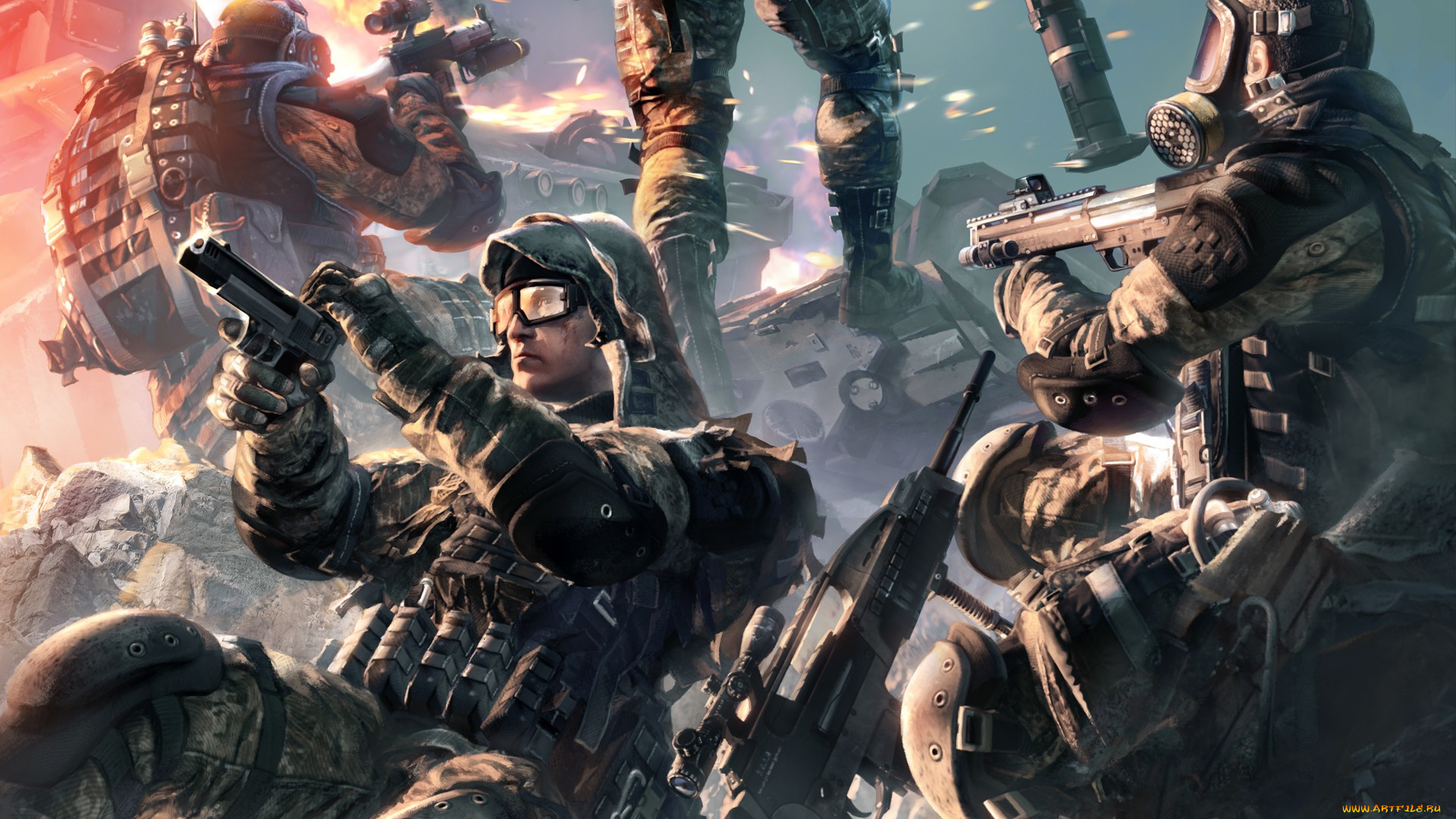 видео, игры, warface, солдаты, оружие