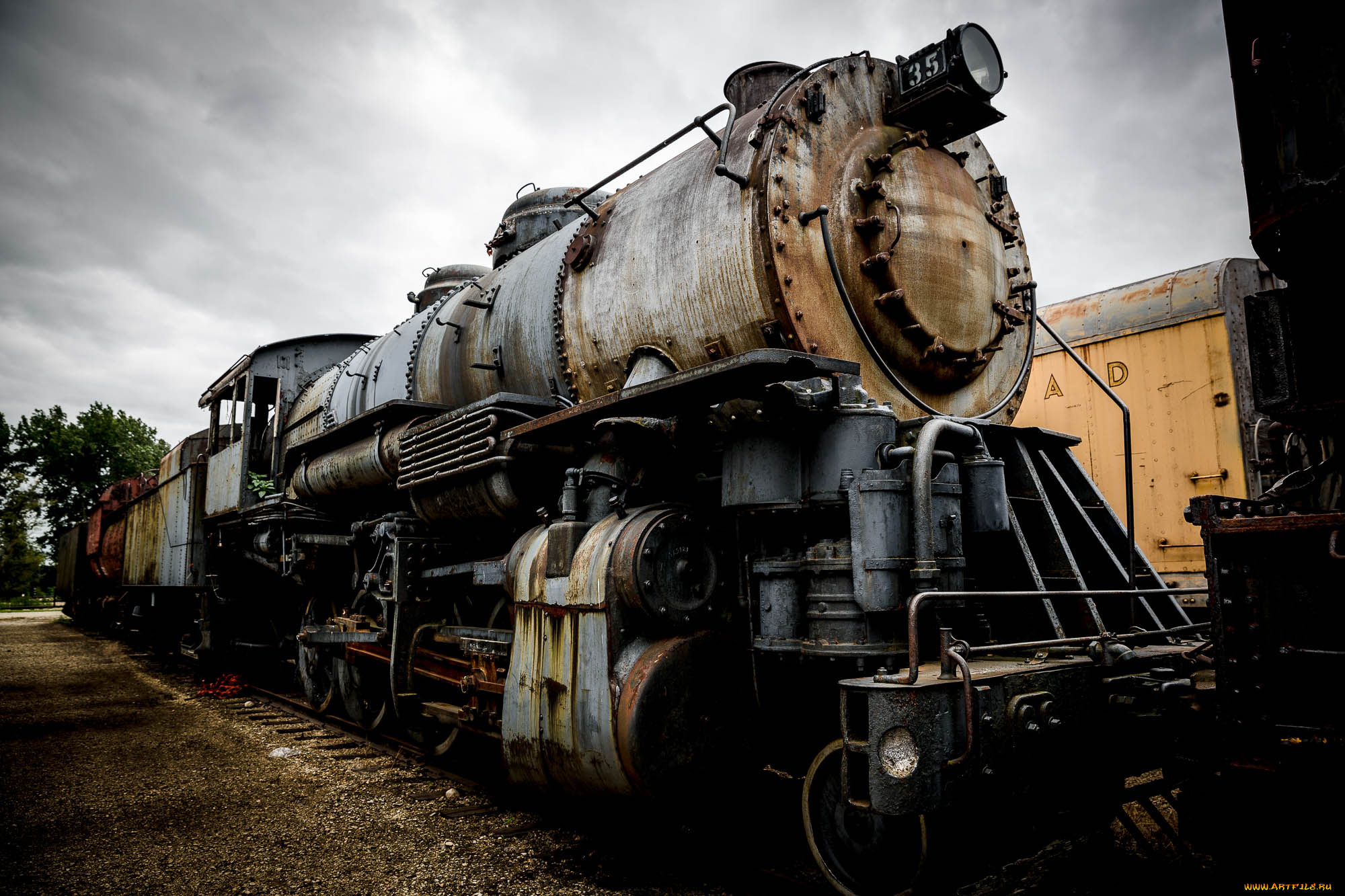 техника, паровозы, рельсы, железная, дорога, паровоз