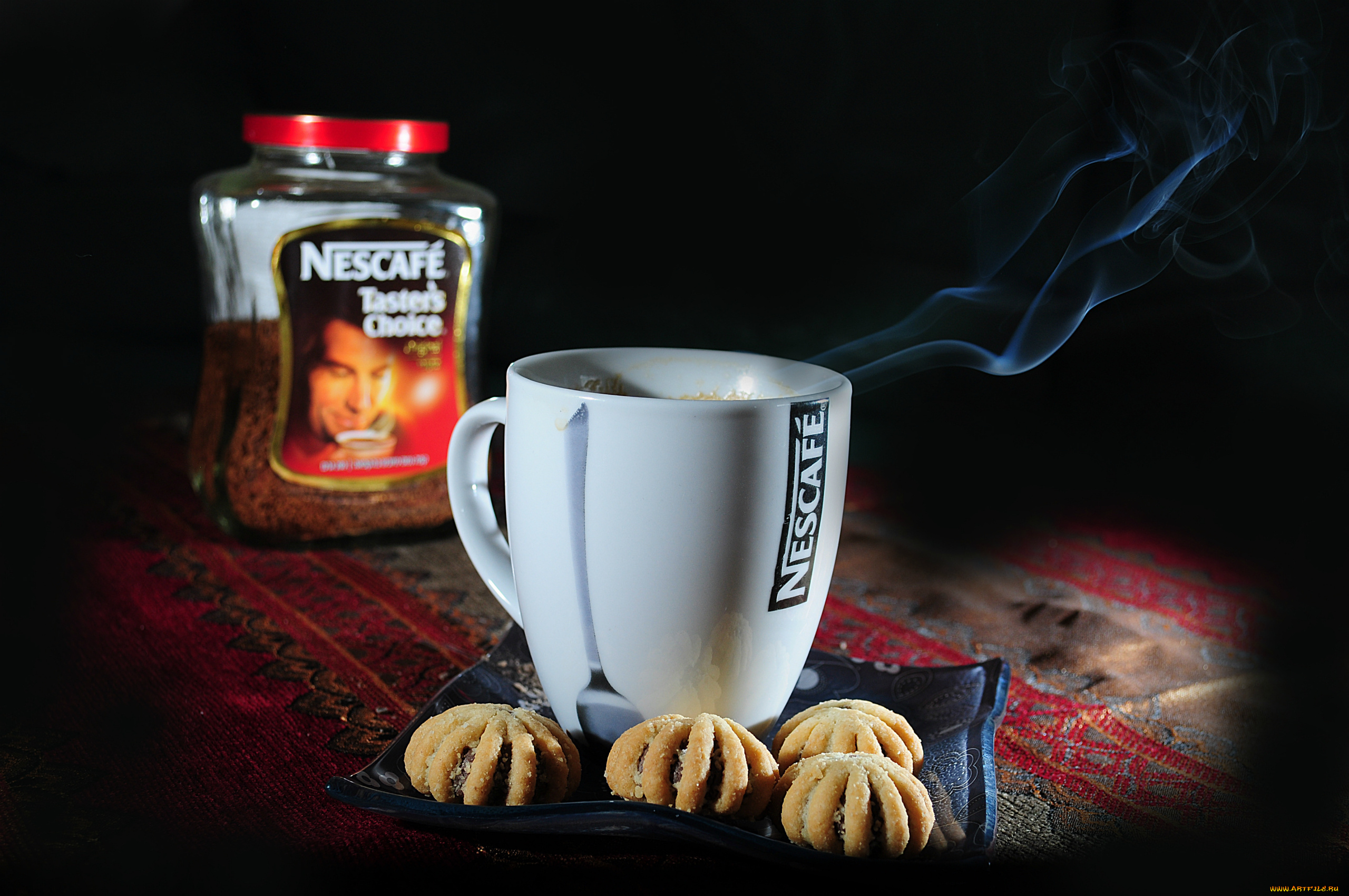 бренды, nescafe, кружка, банка