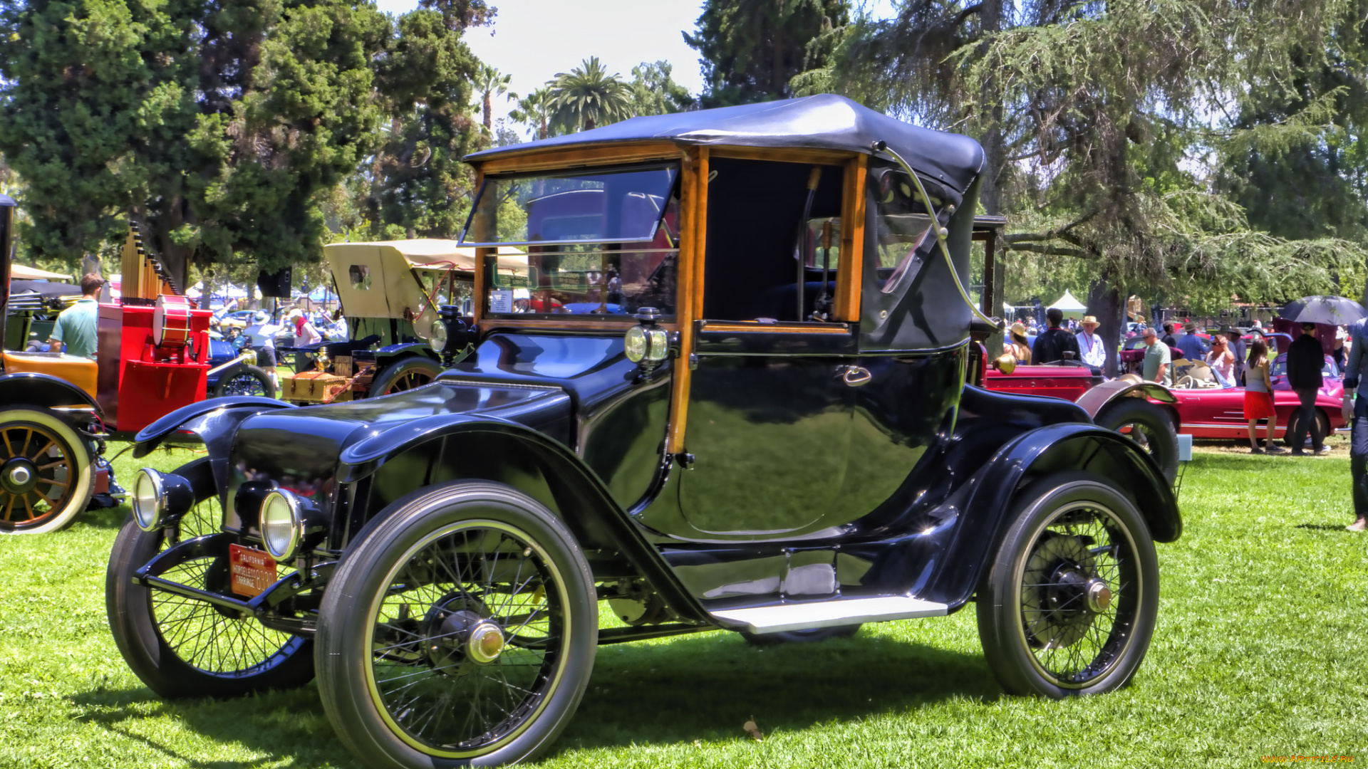 1917, detroit, electric, model, 62, автомобили, выставки, и, уличные, фото, автошоу, выставка