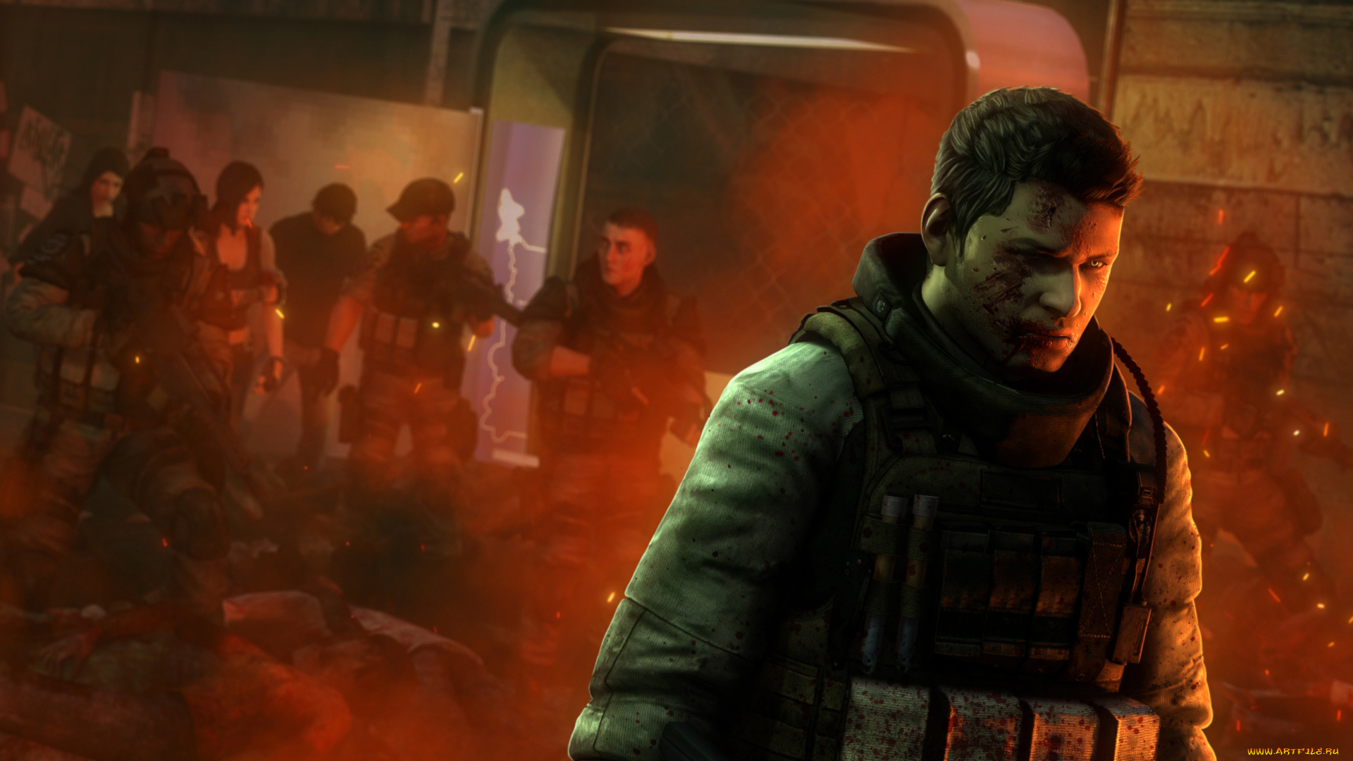 видео, игры, resident, evil, 6, солдаты, resident, evil, 6, piers, nivans, capcom, bsaa