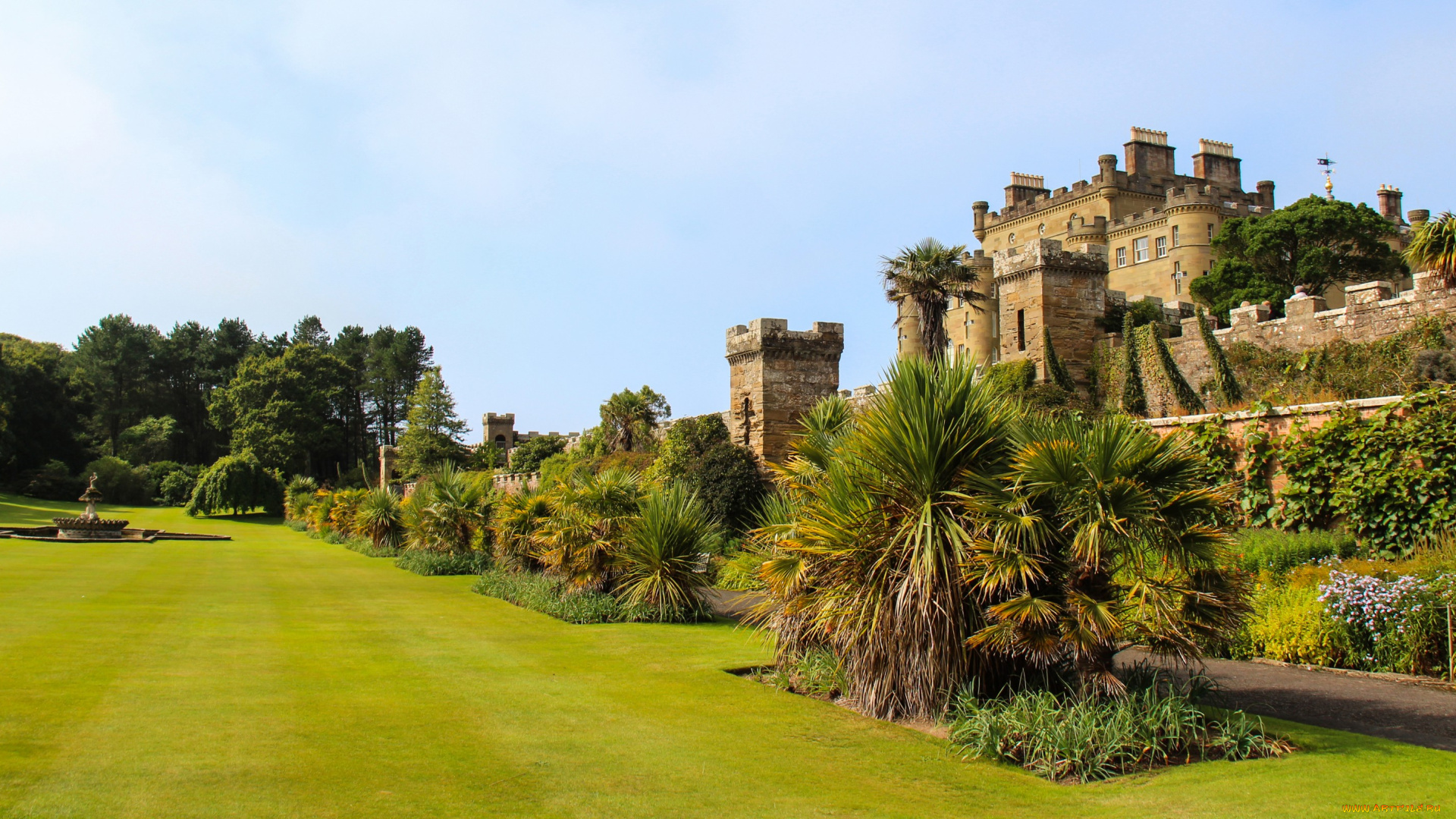 castle, ayrshire, scotland, города, -, дворцы, , замки, , крепости, замок, парк
