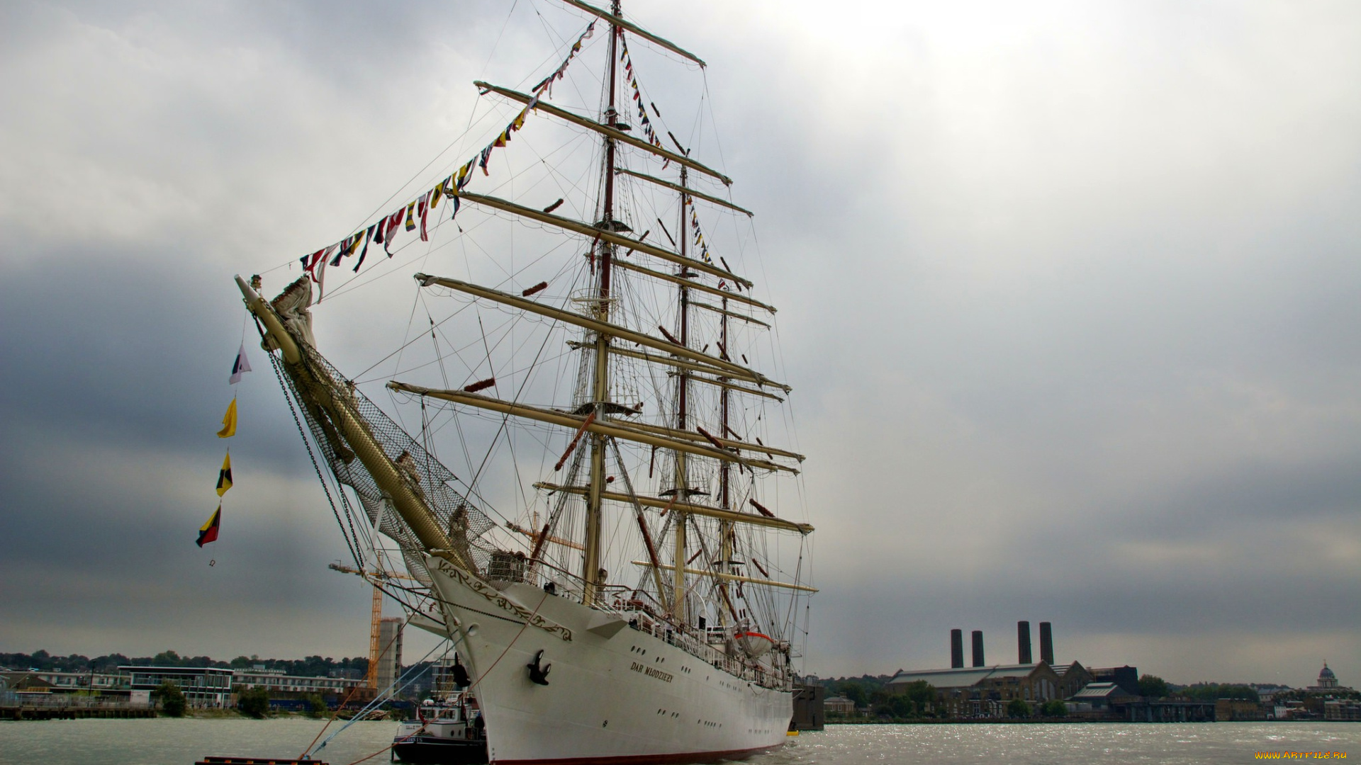 корабли, парусники, паруса, мачты