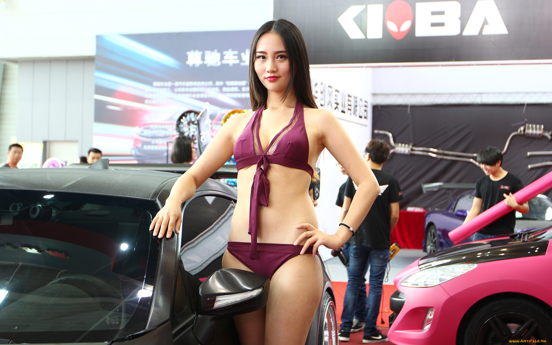 автомобили, -авто, с, девушками, автомобиль, фон, взгляд, девушка