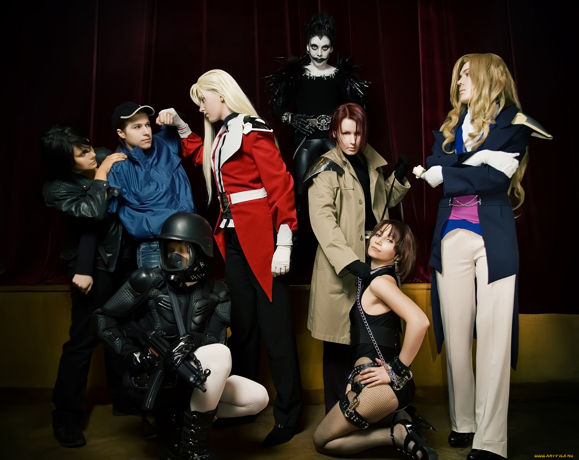 разное, cosplay, , косплей, клин, любви, смерть, тетрадь, смерти, катце, персонажи, гай, рауль, ам, рики, Ясон, минк