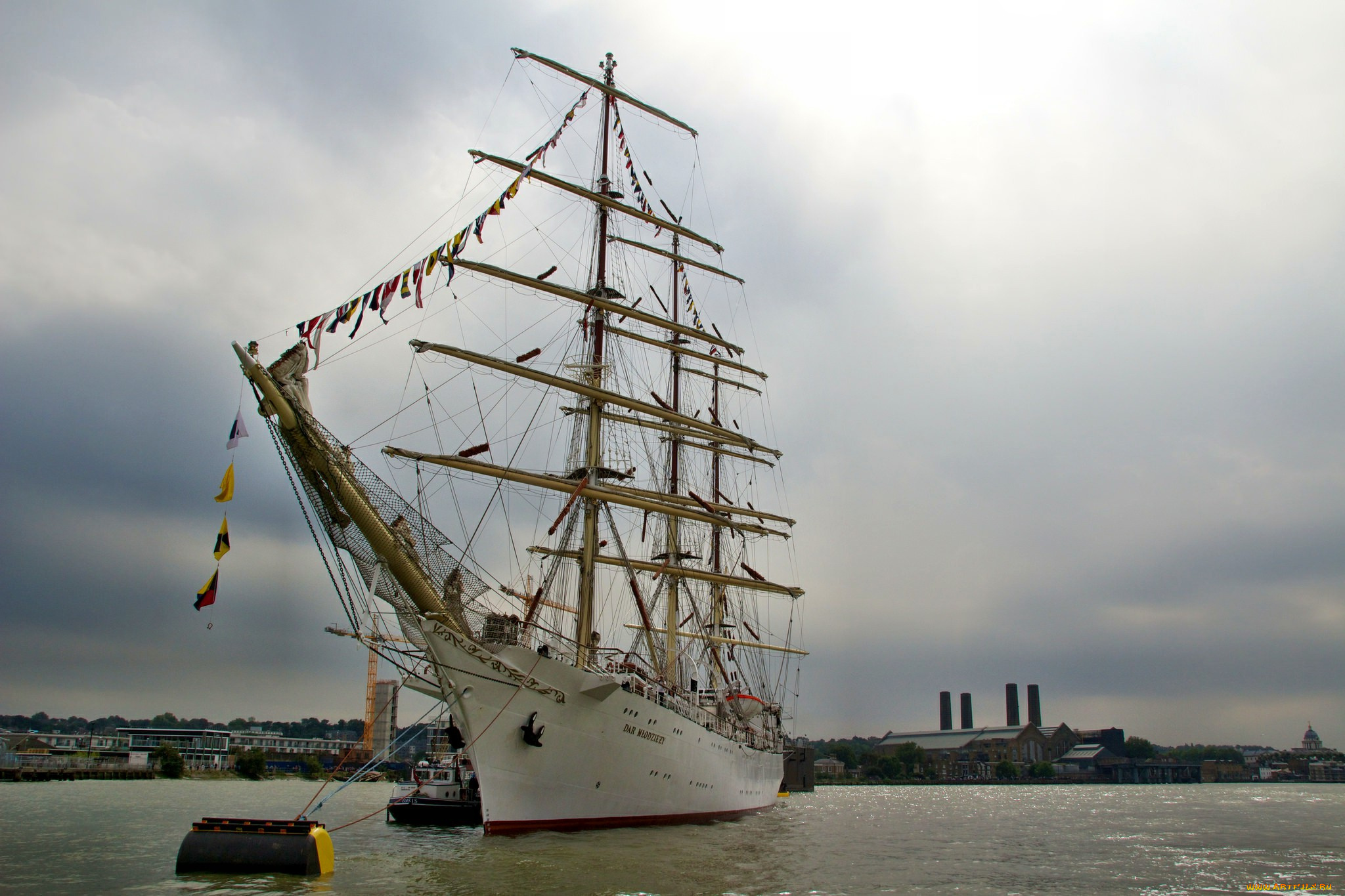 корабли, парусники, паруса, мачты