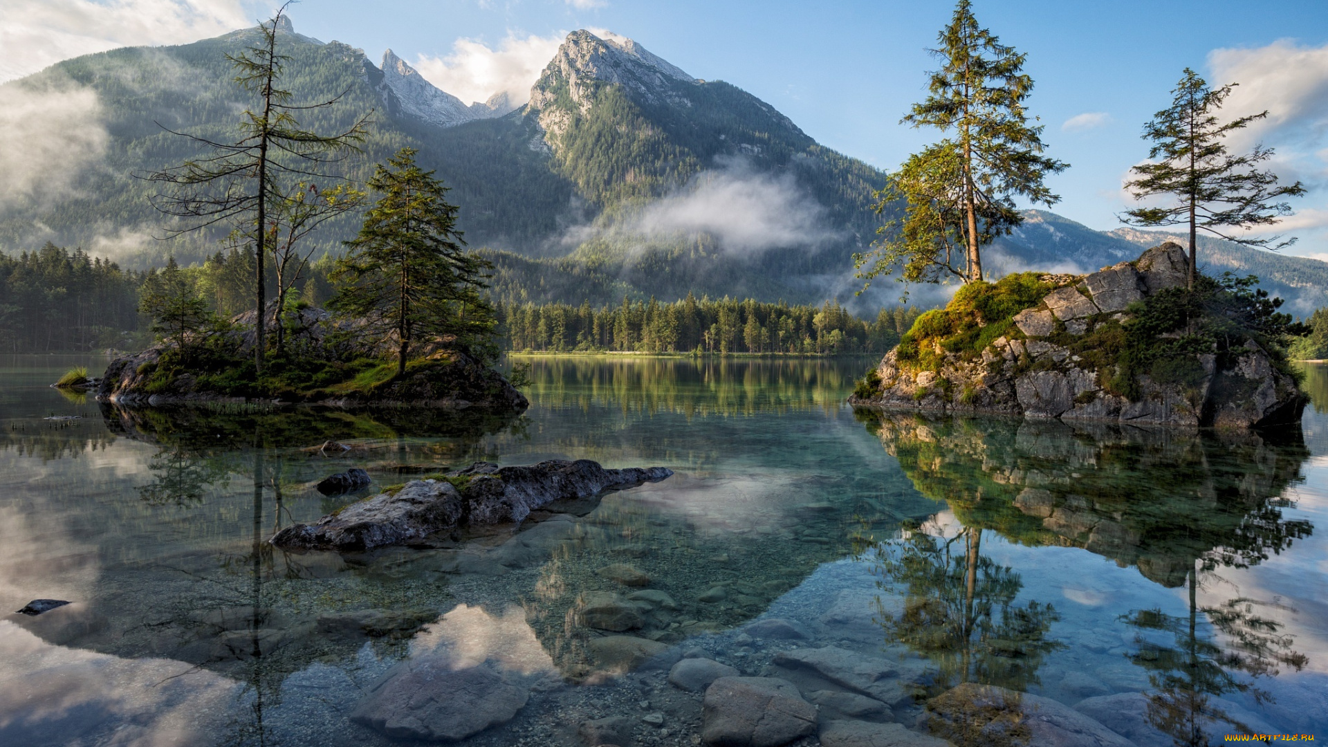 природа, реки, озера, лес, скалы, германия, вода, горы