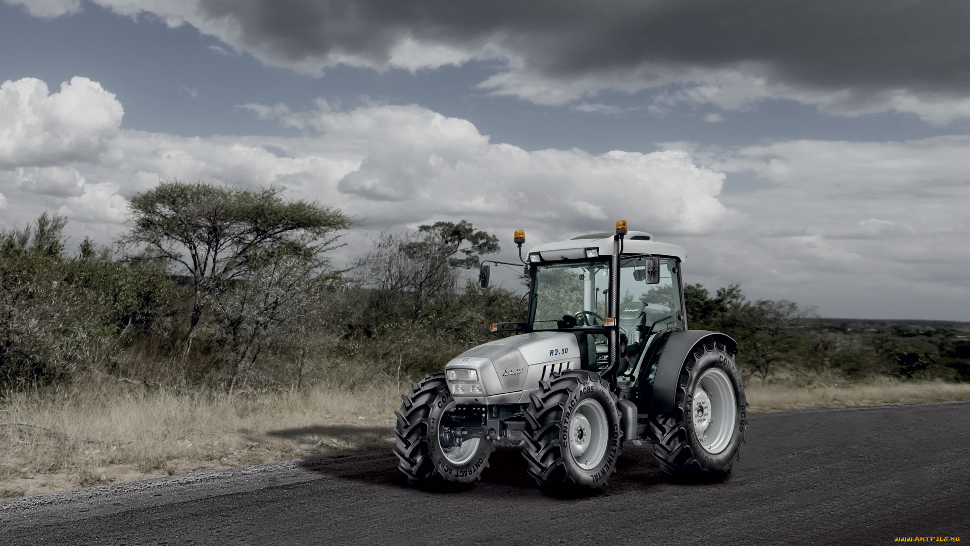 техника, тракторы, lamborghini