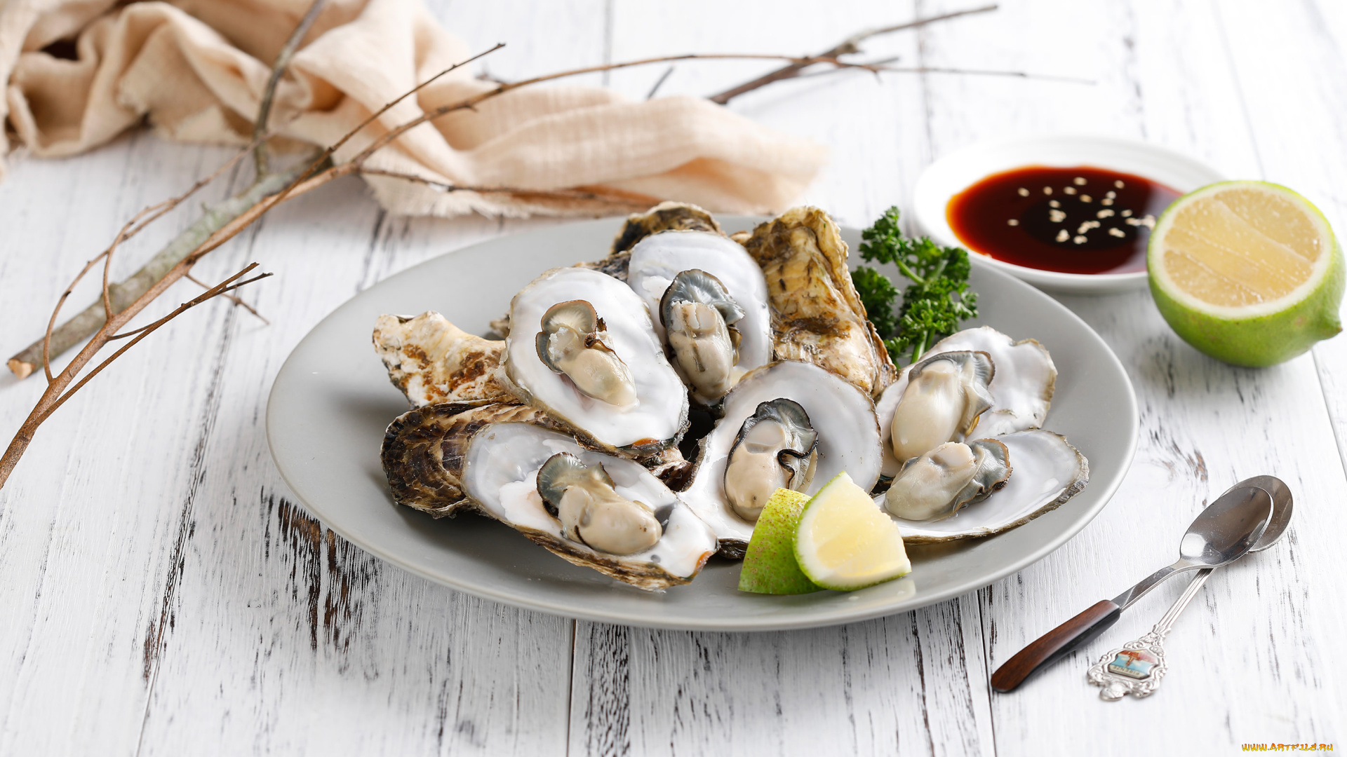 еда, рыба, , морепродукты, , суши, , роллы, соевый, соус, мидии, лайм, морепродукты