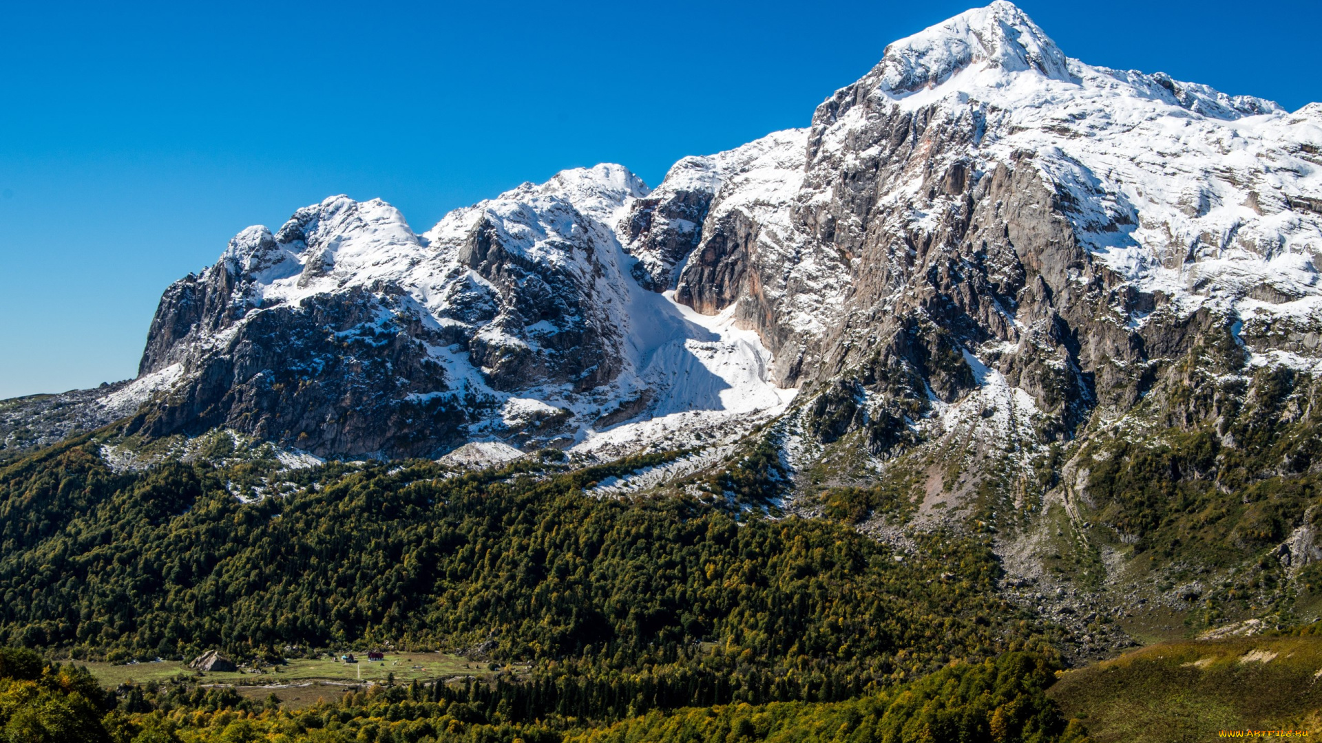 фишт, природа, горы, гора, сочи, россия