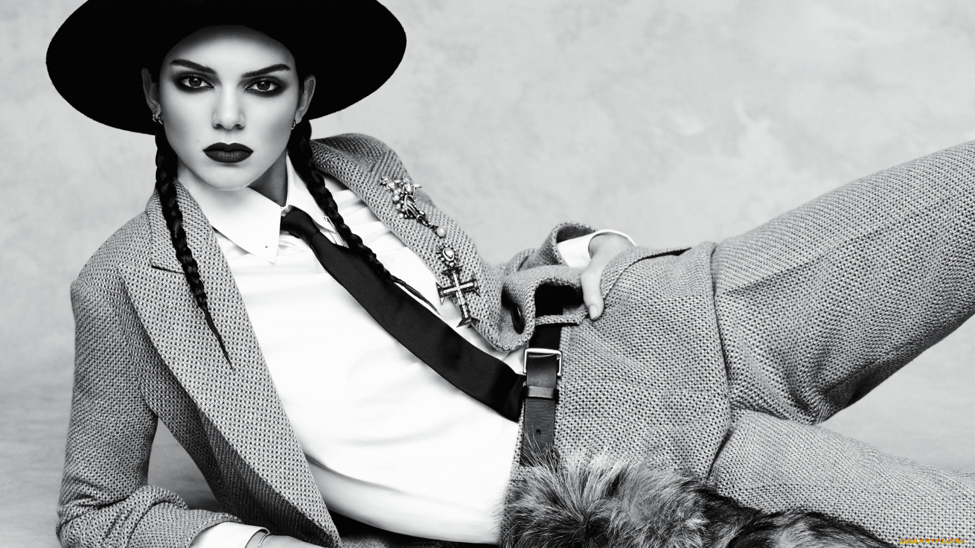 kendall, jenner, девушки, -unsort, , Черно-белые, обои, kendall, jenner