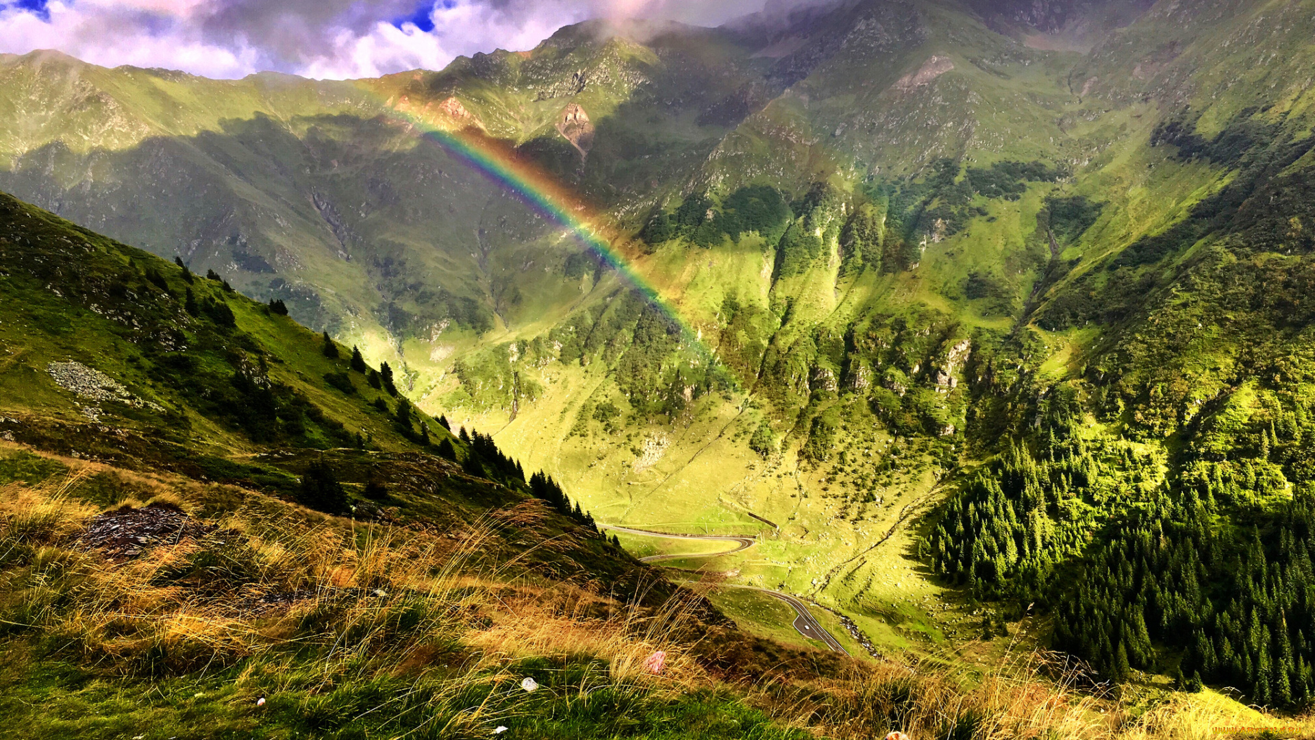 природа, горы, простор