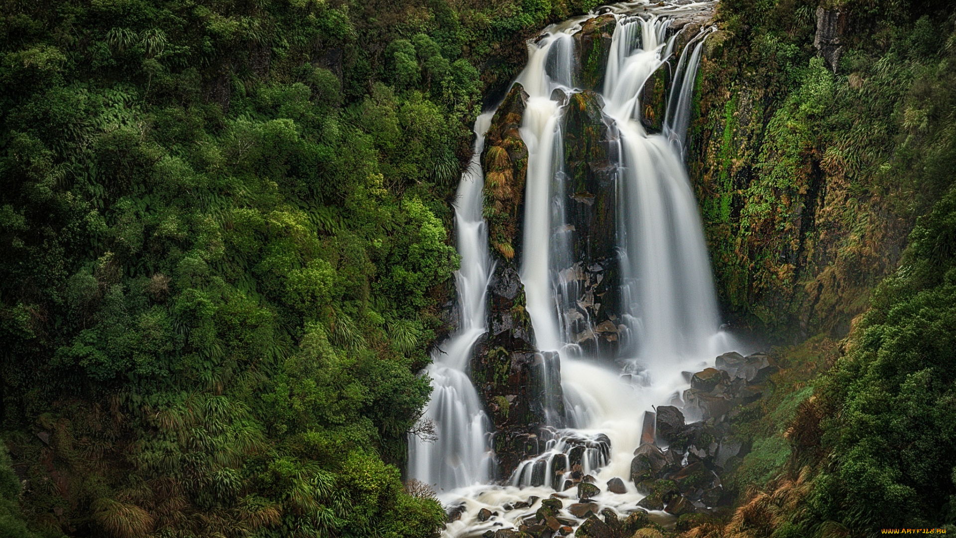природа, водопады, простор