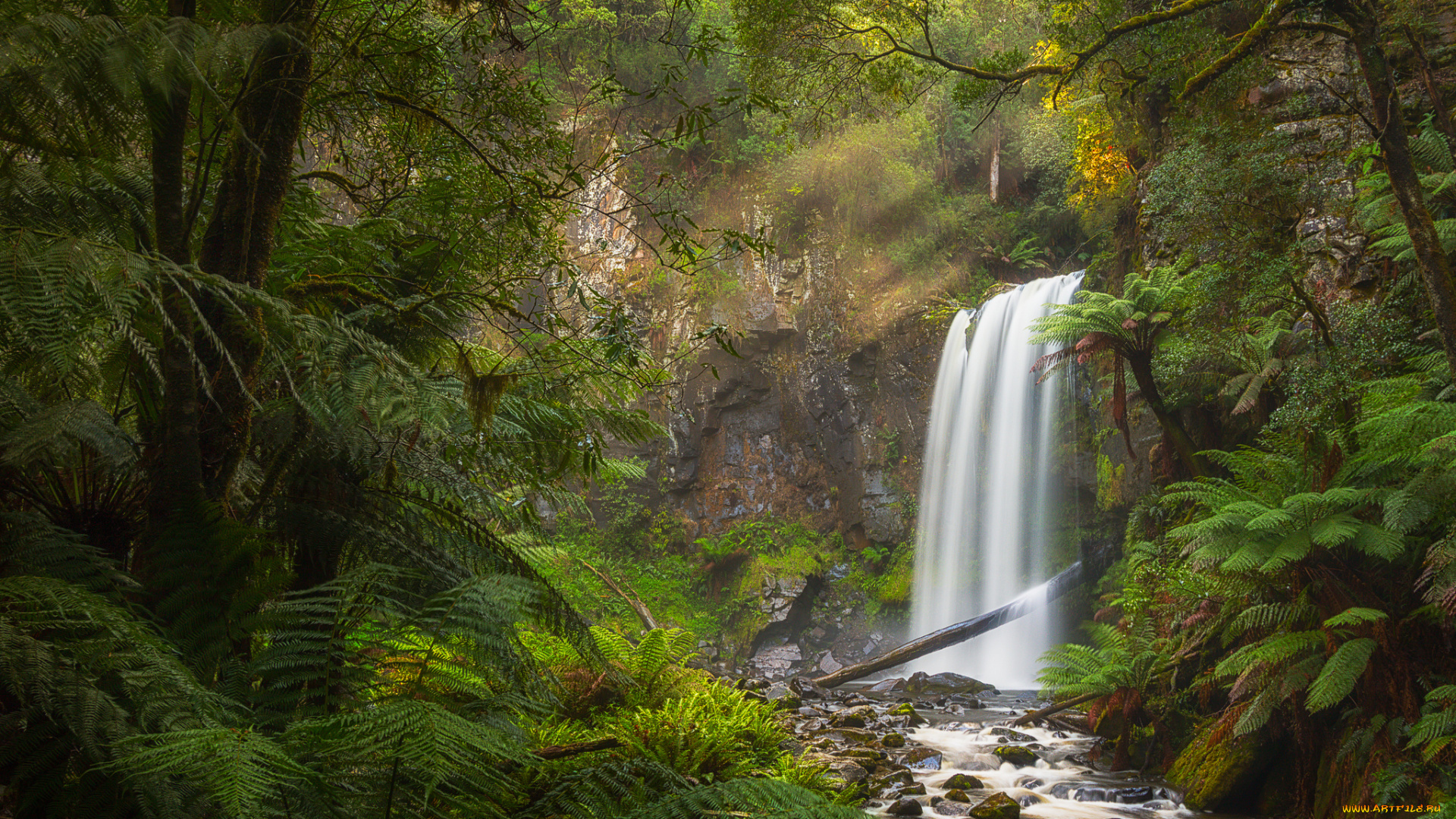природа, водопады, простор