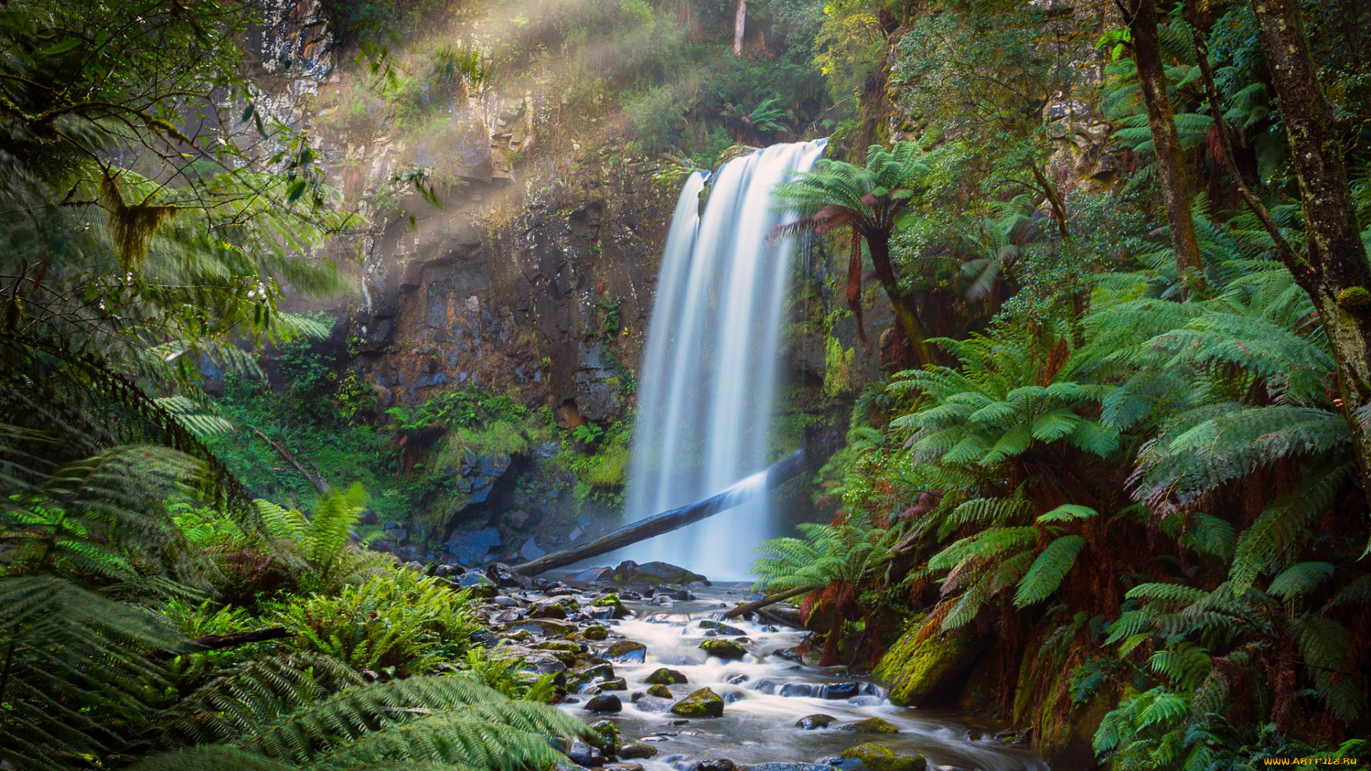 природа, водопады, простор