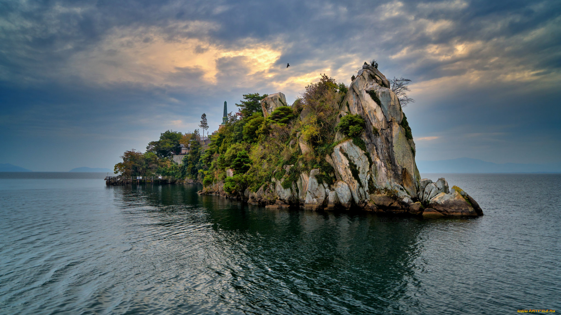 takeshima, island, города, -, пейзажи, остров