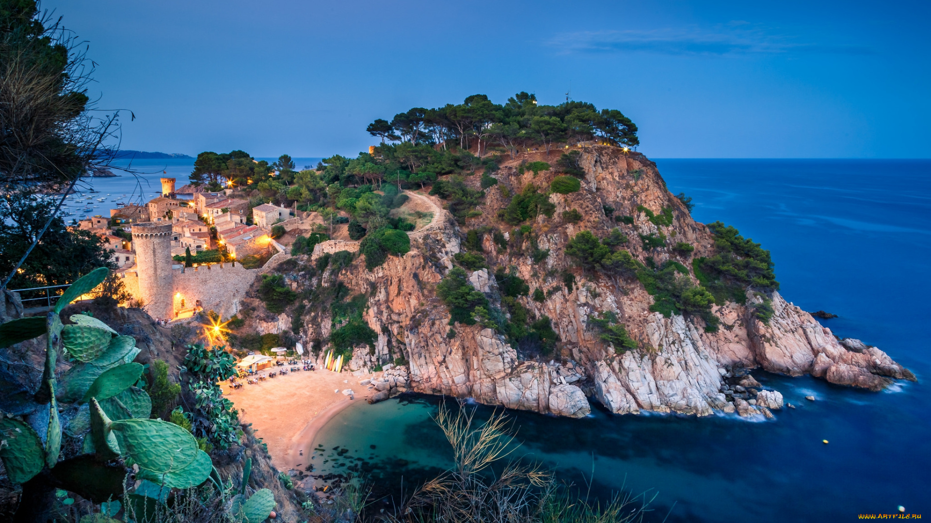 tossa, de, mar, города, -, пейзажи, побережье