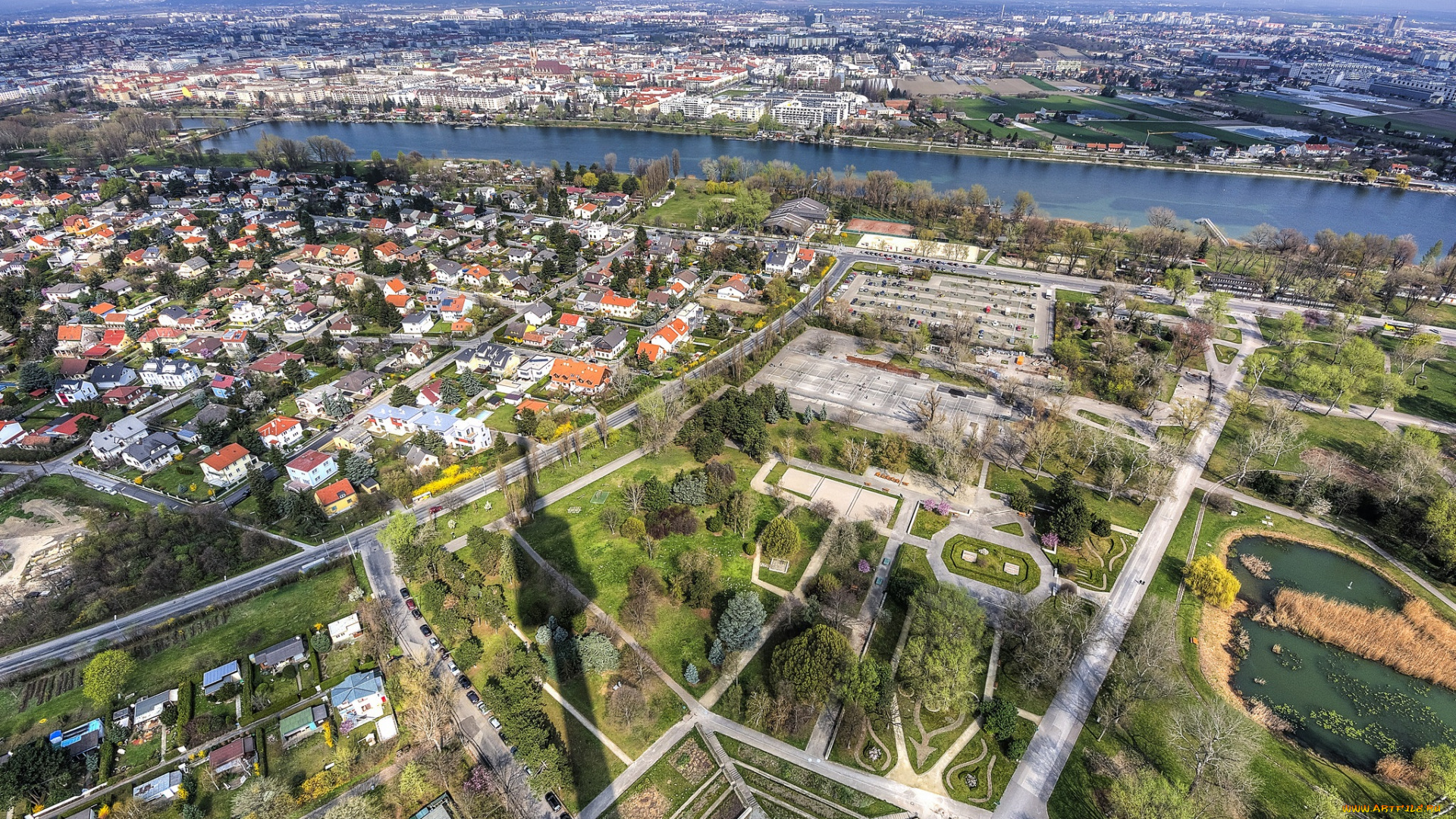 vienna, города, вена, , австрия, панопама, обзор